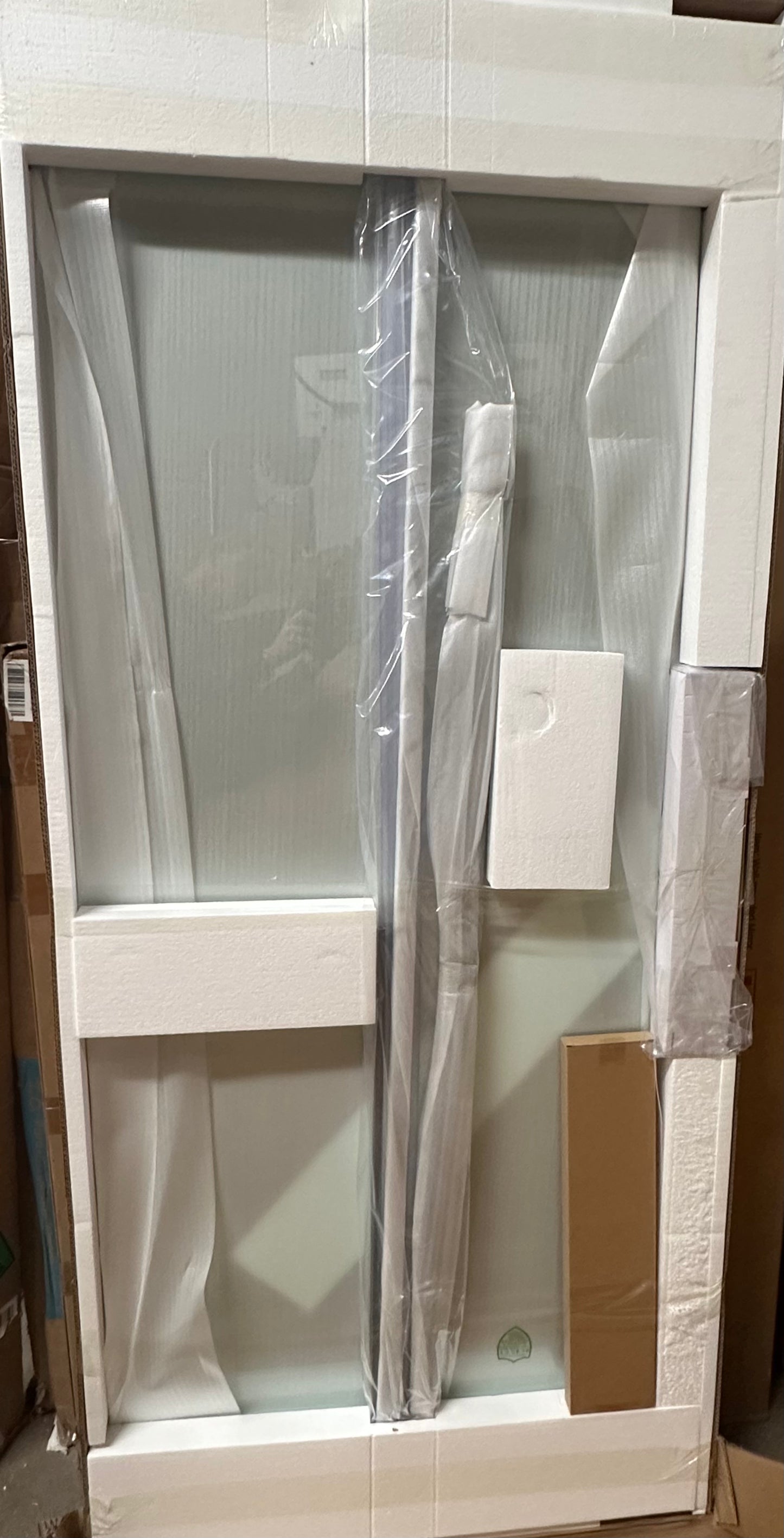 Frameless Sliding Shower Door 56-60 in W x 75, Frameless Shower Door with 5/16" (8mm) Clear Tempered Glass,Silent Soft-Close Design,Matte Black (B1204)