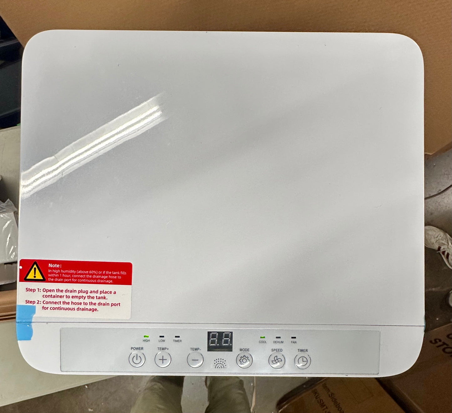 GarveeHome 10000 BTU Portable Air Conditioner, Quiet and Energy Efficient Portable AC Unit with Fan, Dehumidifier, Remote, 24Hour Timer, Cools Spaces up to 450 Sq.Ft for Home, Office, Bedroom (R706)