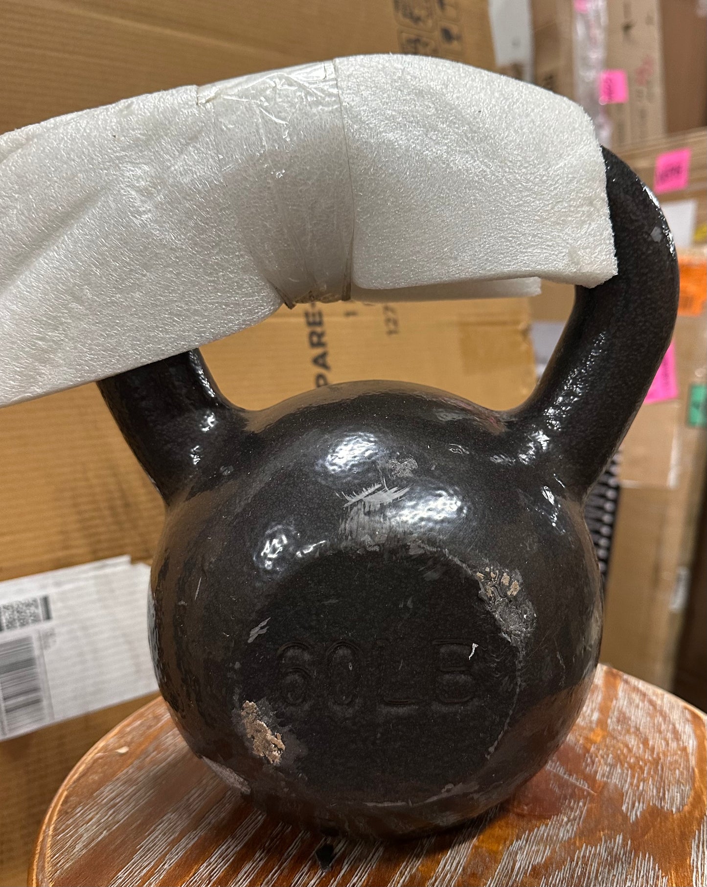 60 lb Cast Iron Kettlebell (W639)