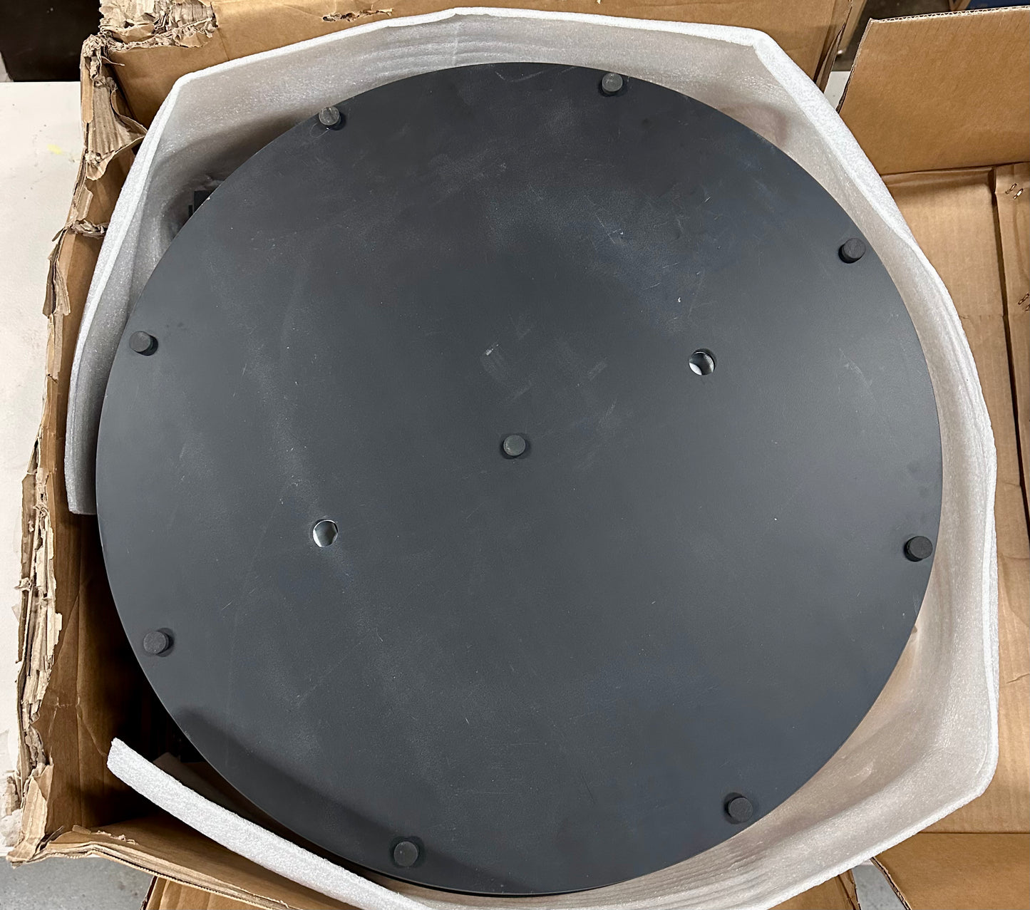 SpaceAid 9 Tier Rotating Storage Rack Tower, Spinning Shoe Display, Revolving 360 Shoe Rack Storage Round Carousel, Vertical Closet (9-Tier Black) (B1215)