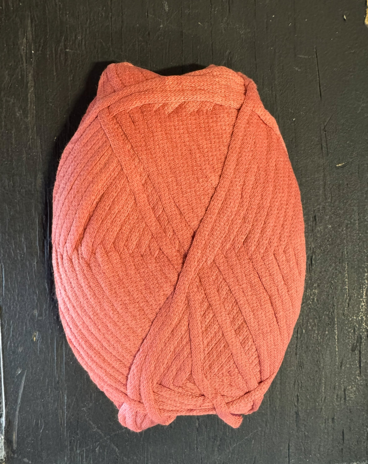 3 Pack Easy Yarn for Crocheting and Knitting - #4 Yarn Cotton-Nylon Blend Ideal for Beginners with Easy-to-See Stitches (Rubber Red, 165 g/5.8 oz, 180 yds)