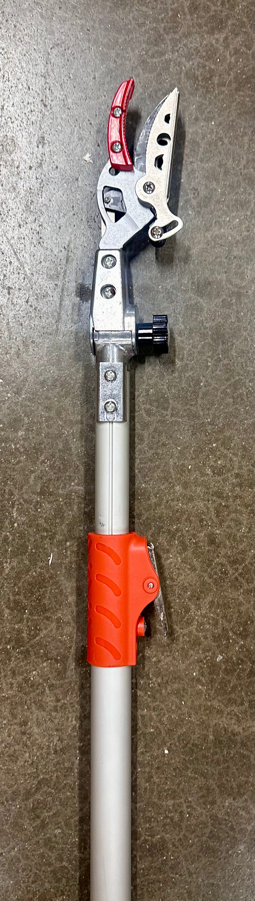 Pruner for Garden, Cut Up to 1”, Telescopic Pole Pruner, Fruit Picker with Rotating Blade Head, Lightweight Aluminum Extendable Handle for Tree Branch Cutter, 7.87-13.78 FT, Silver (G1016)