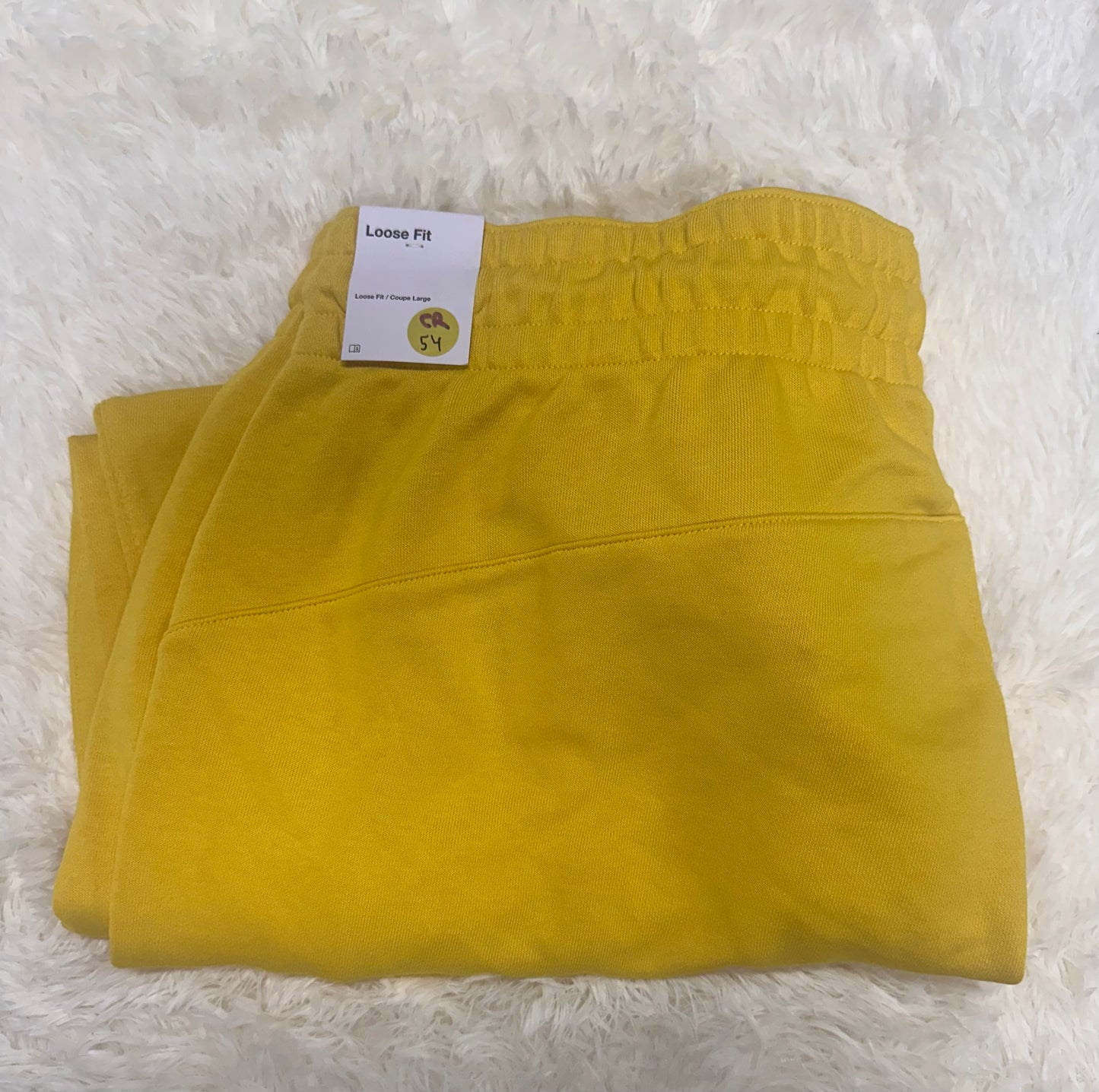 WMNS DRI-FIT SWOOSH FLY STANDARD ISSUE BASKETBALL PANTS (VIVID SULFUR) (Size 2X, Loose Fit)