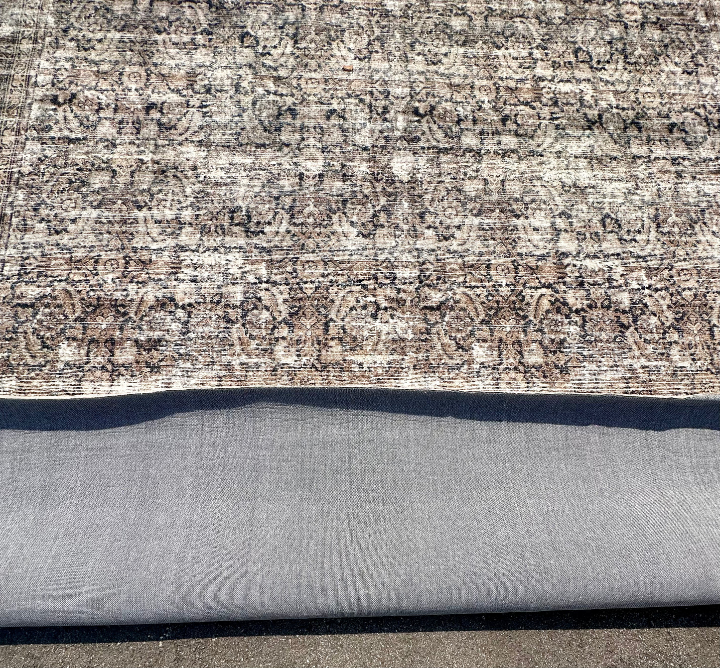 Loloi Amber Lewis Honora Collection HON-04 Bark/Dove 7'-10" x 10' Area Rug (L983)