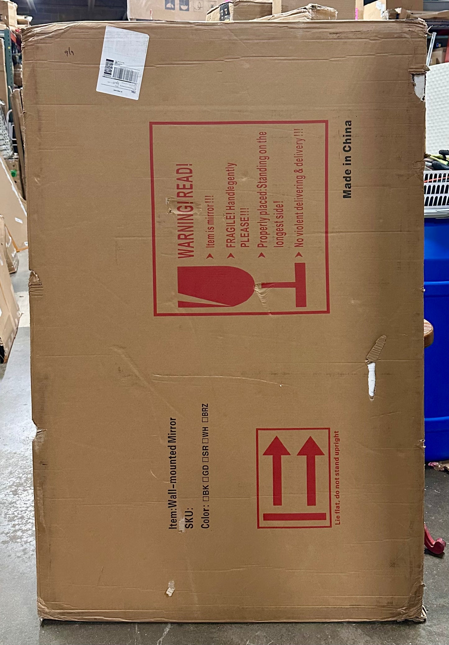 LOAAO 55X36 Inch Black Metal Framed Wall Mirror, Matte Black Bathroom Vanity Mirror, Farmhouse, Large Rounded Corner Rectangular Mirror, Tempered Glass, Hangs Horizontally or Vertically (M506)