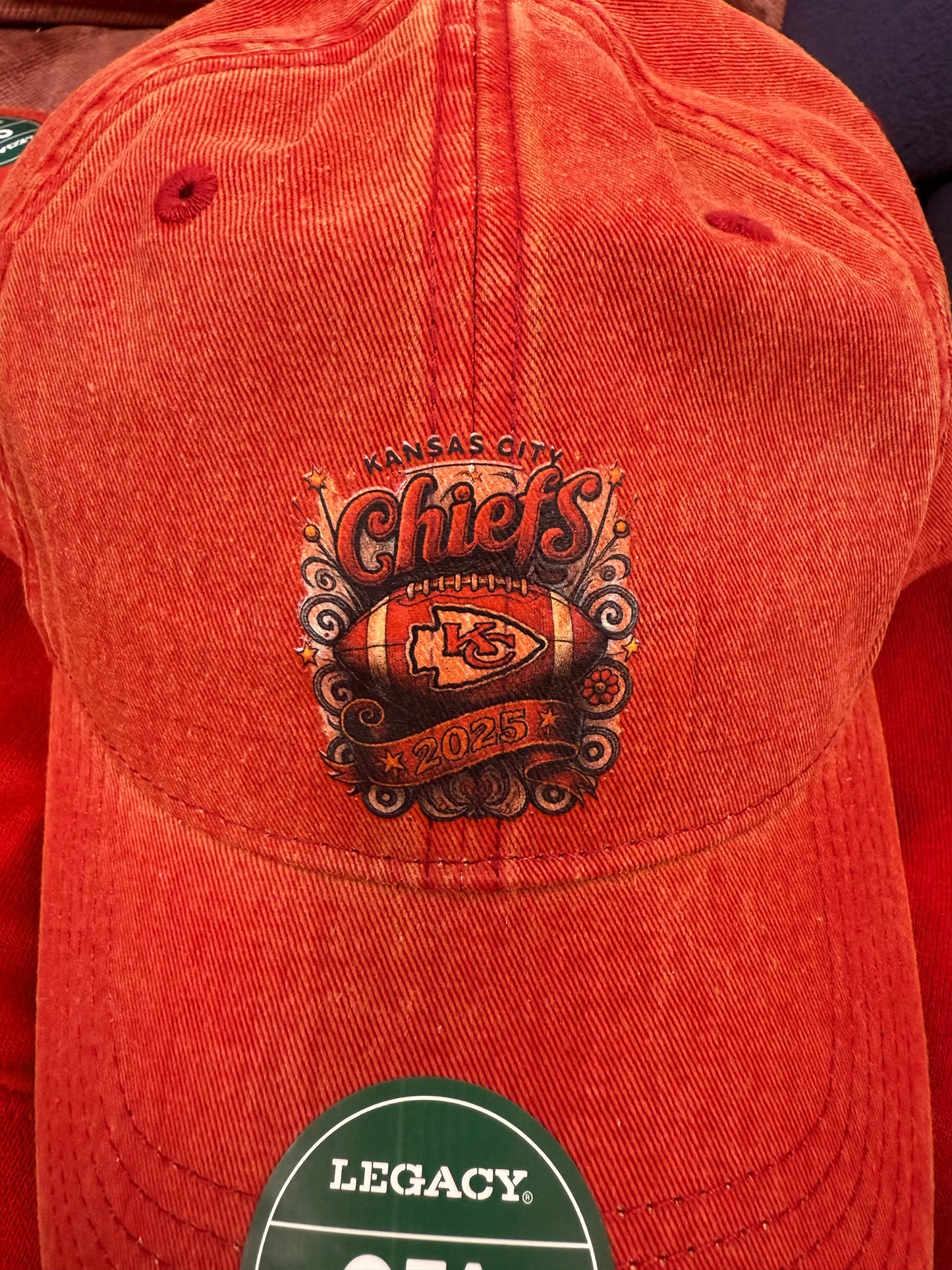 Chiefs Distressed Adjustable Ball Cap