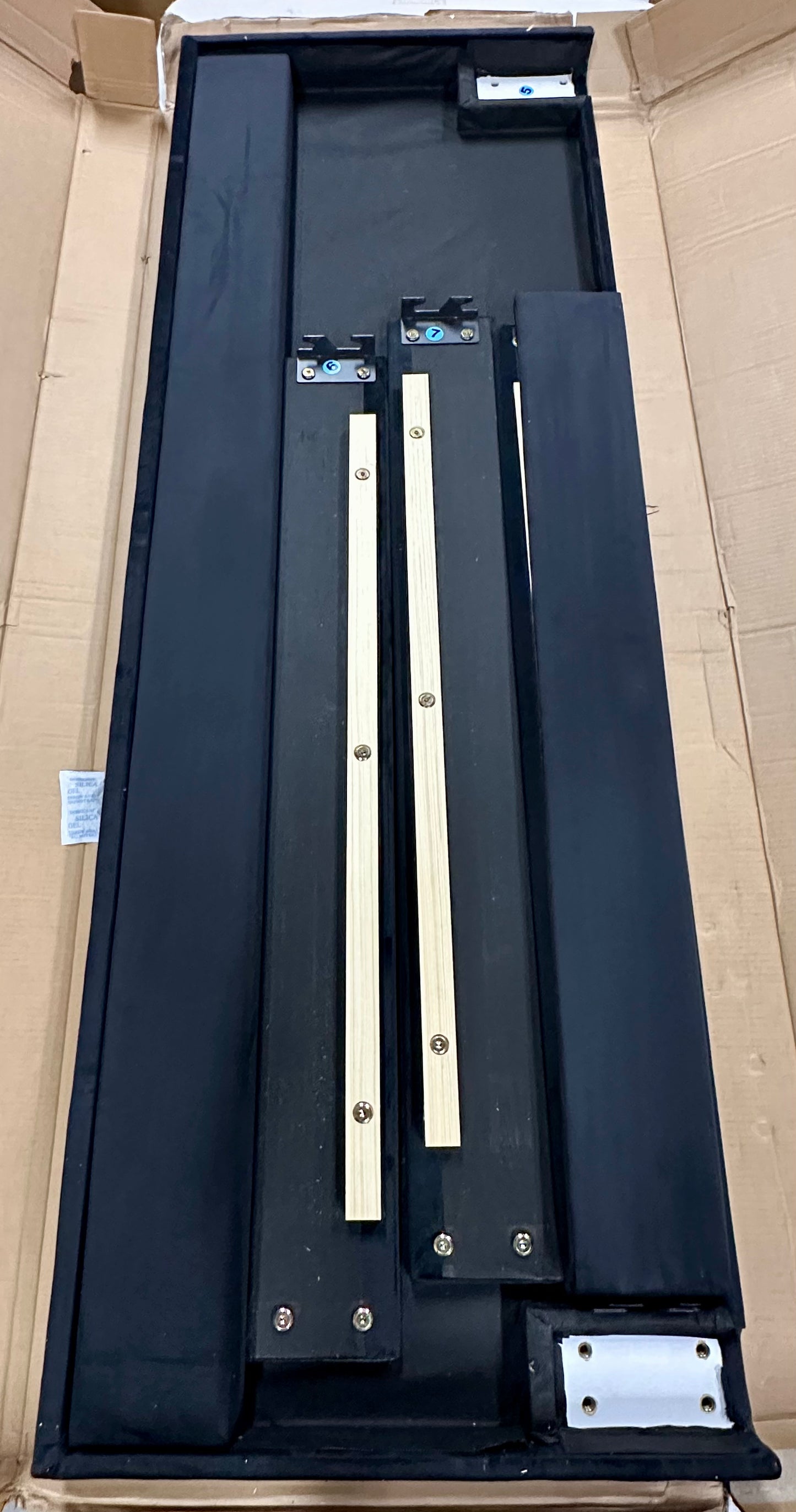 Mystery Queen Size Bed Frame, Velvet Upholstered Platform Bed with Adjustable Tufted Headboard, No Box Spring Needed, Easy Assembly, Black (B1227)