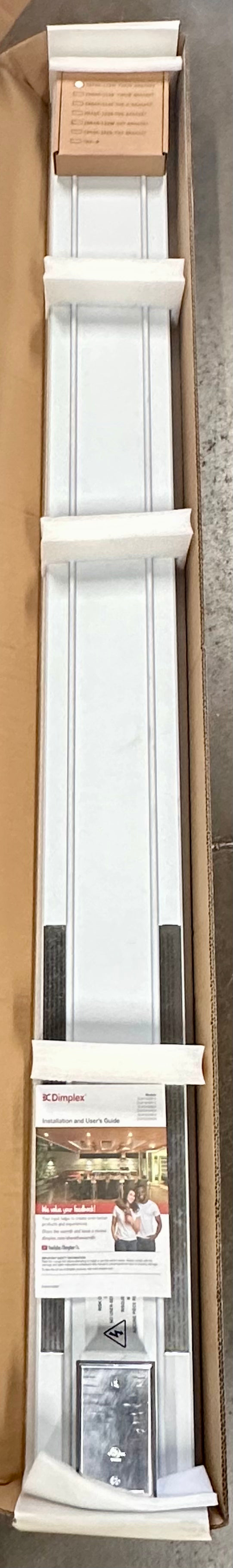 Dimplex DLW Series Electric Patio Heater, Weatherproof, White, 3200W - Premium Radiant Heater for Indoor and Outdoor Use - Slim Profile Outside Heater Perfect for Ceiling and Wall Mount Application (R672)