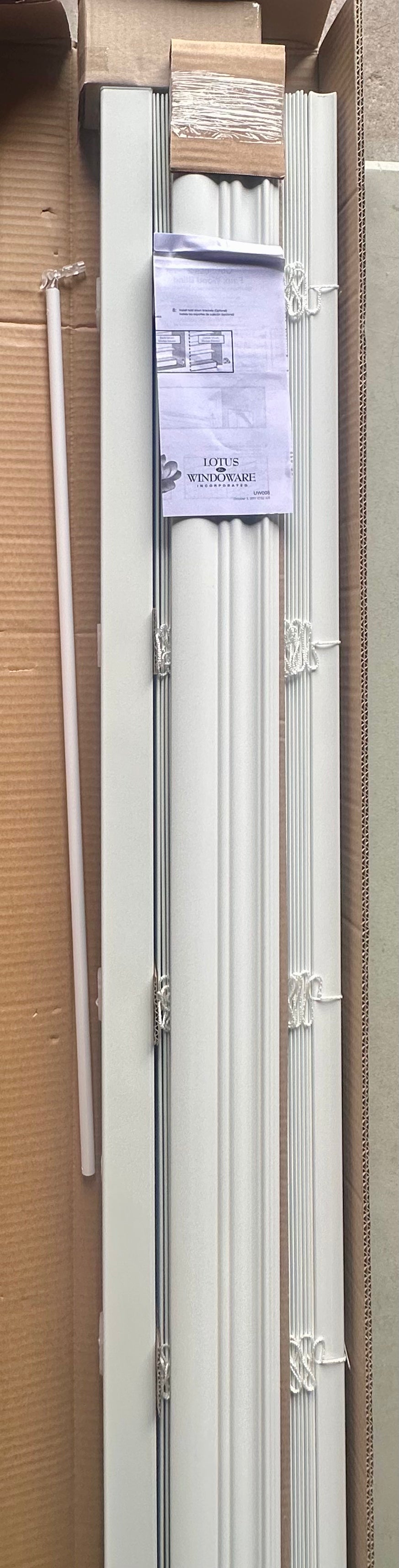 New - Crown Valence Blind 66”x72” (L803)