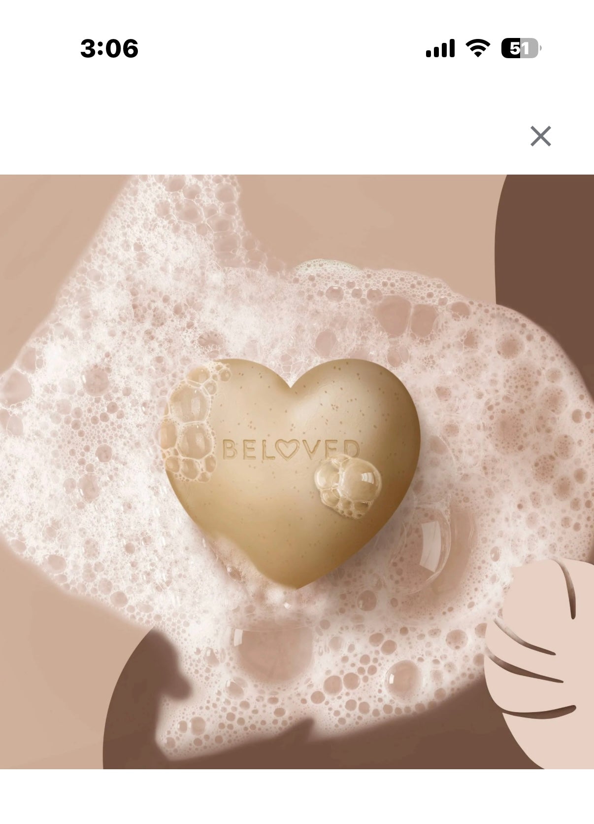Beloved Coconut & Warm Vanilla Bath Bar Soap - 4oz