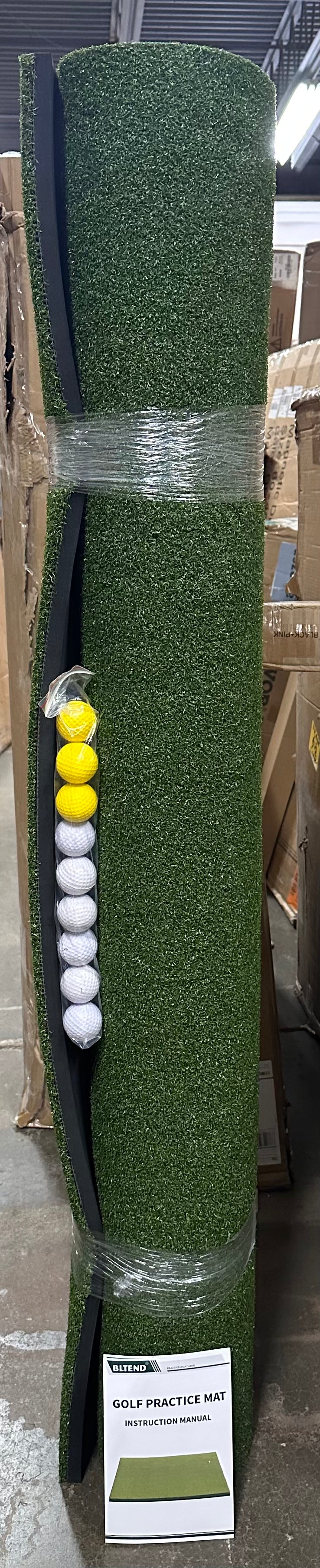 Bltend Golf Mat: 5x4ft & 5x5ft Heavy-Duty Golf Hitting Mats Practice Outdoor/Indoor, Elite Dense Artificial Turf Matt Training Aid for Backyard/Garage/Driving Range/Simulators (W527)