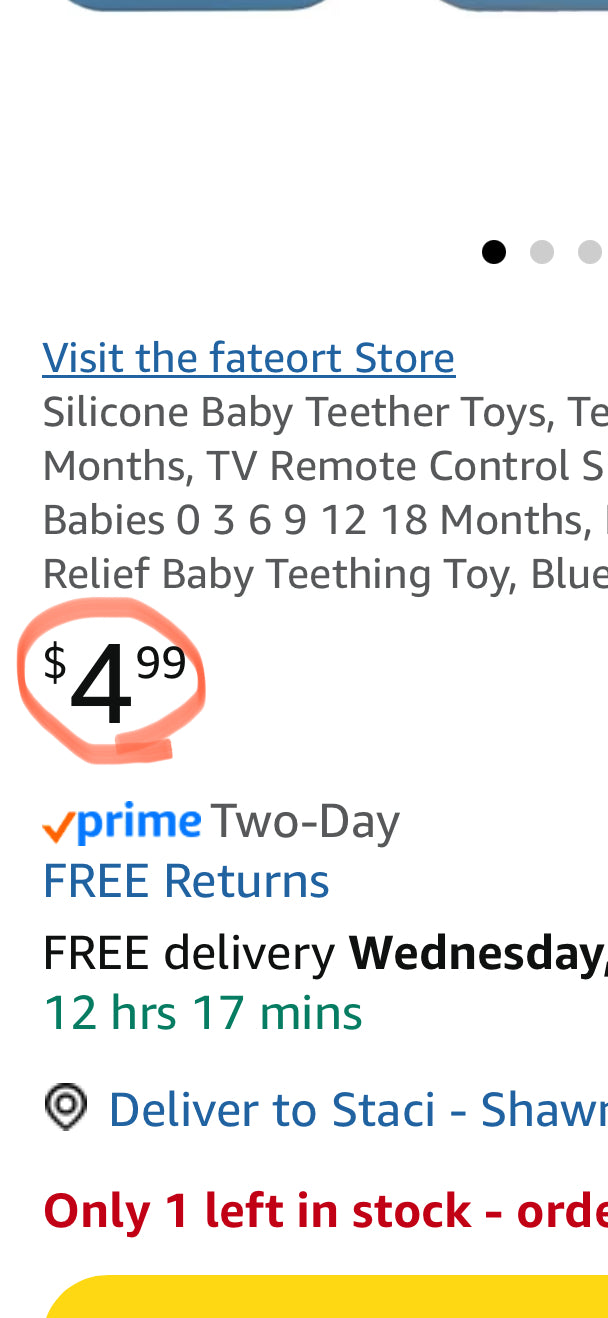 Silicone Baby Teether Toys, Teething Toys for Babies 6-12 Months, TV Remote Control Shape Teethers Toys for Babies 0 3 6 9 12 18 Months, Boys Girls Bath Toys Gifts, Relief Baby Teething Toy, Blue