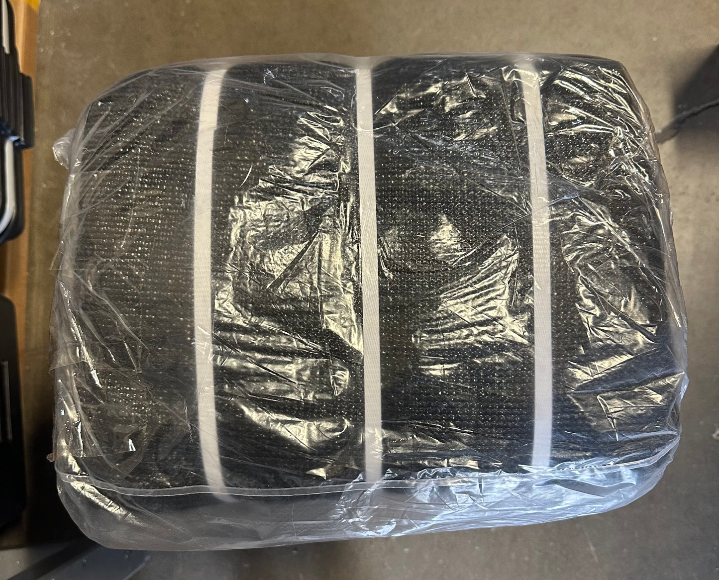 4' x 50' Black Privacy Screen Fence, Windscreen, Heavy Duty Commercial Grade with Zip Ties