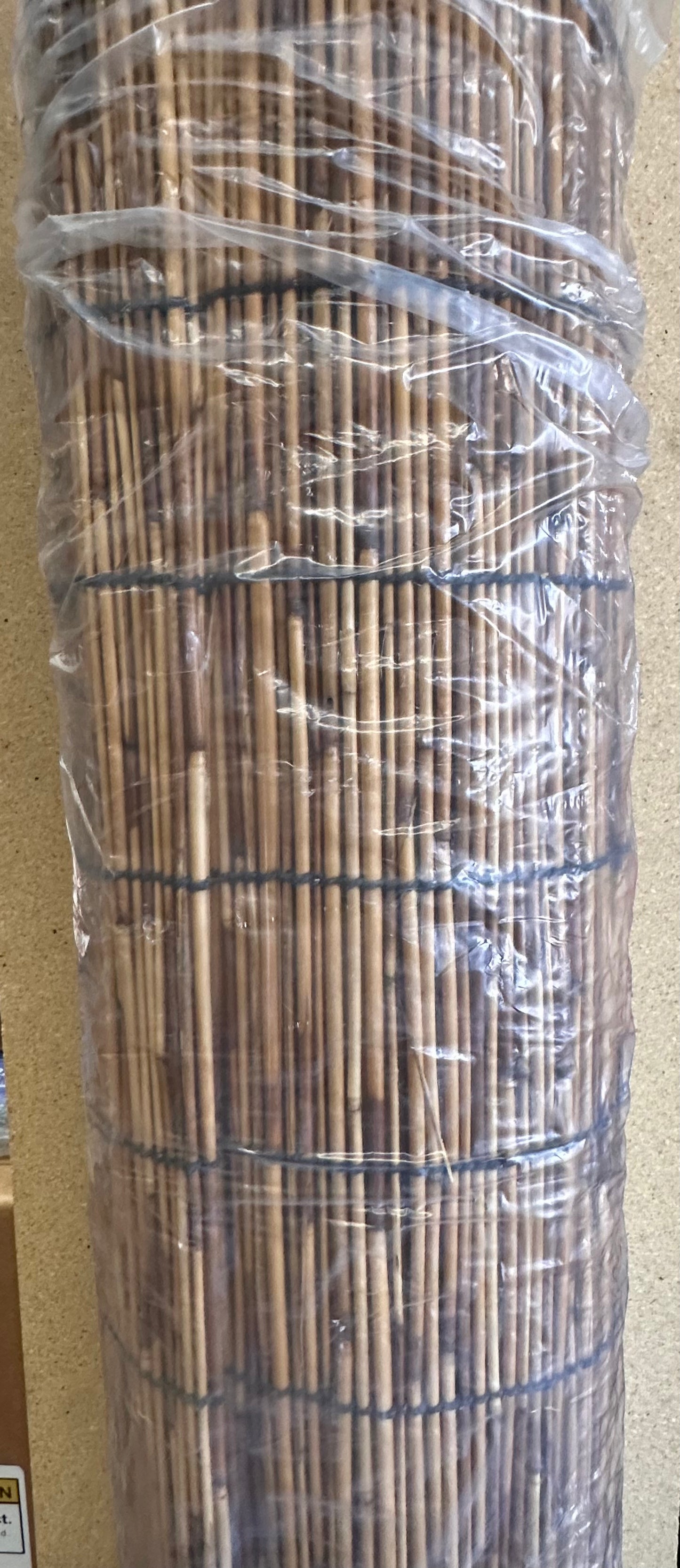 Reed Fencing Roll, Patio Privacy Screen 5 Feet High, Decorative Bamboo Fence Roll for Patio, Balcony, Backyard 5x16FT (R601)