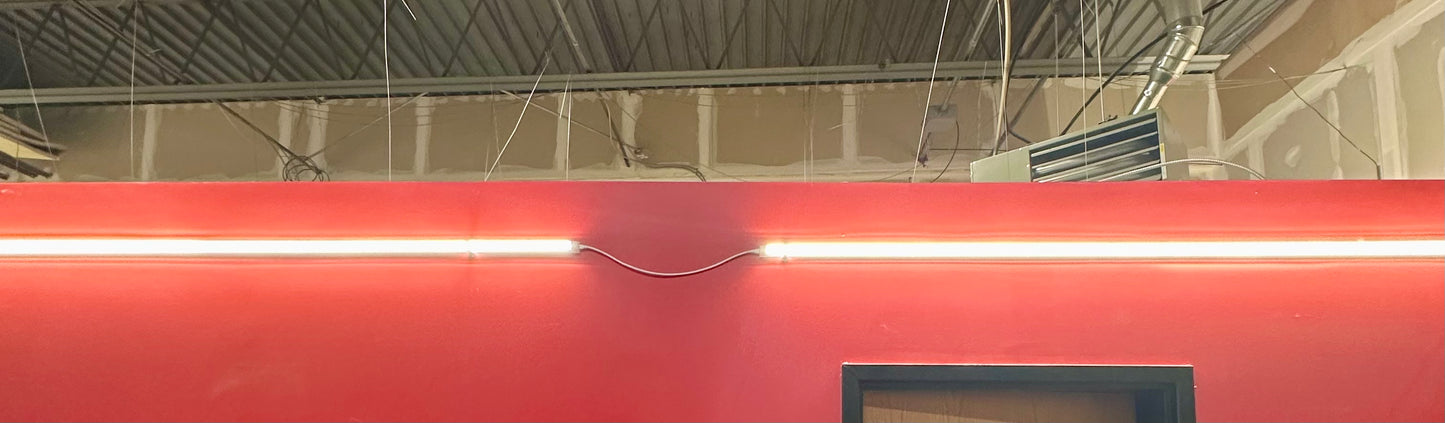 8FT U Shape 125W Integrated LED Tube Light, 6500K Clear White, 20000LM Super Bright, Flush Mount/Hanging, Linkable Shop Lights for Garage Workshop, Plug&Play, 8 Pack (G1028)