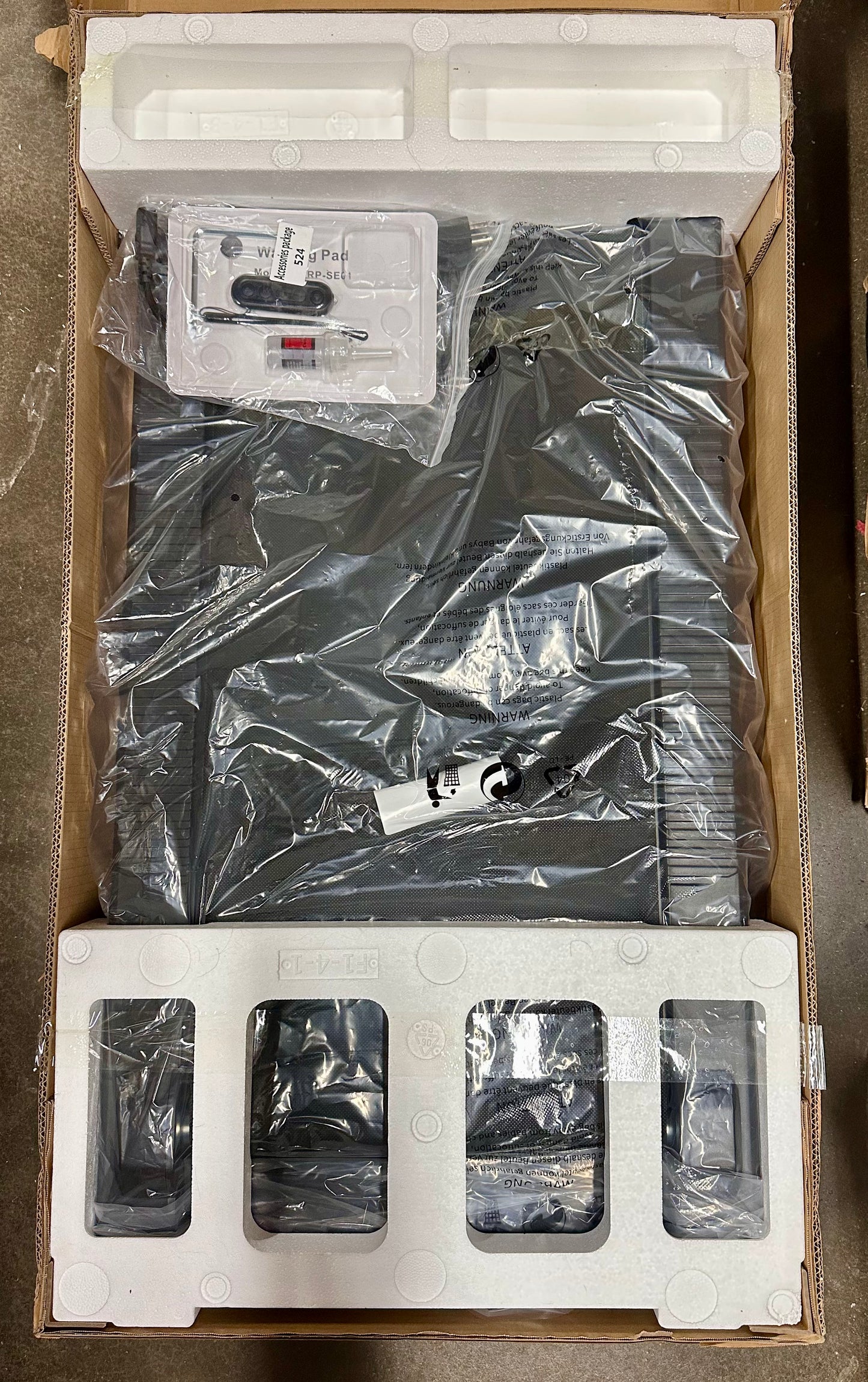 Repower Space-Saving Walking Pad with Incline 7%/2%, Full-Freedom Portable Walking Pad Under Desk, Small Walking Pad Incline for Home and Office for 300LB Capacity (W607)