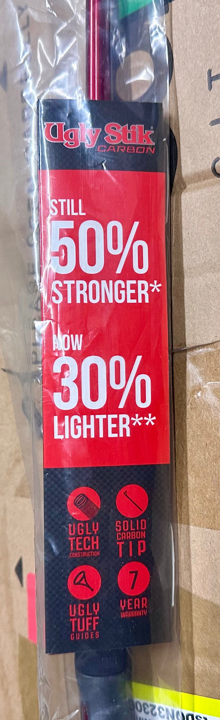 Ugly Stik Carbon Spinning Fishing Rod (W528)