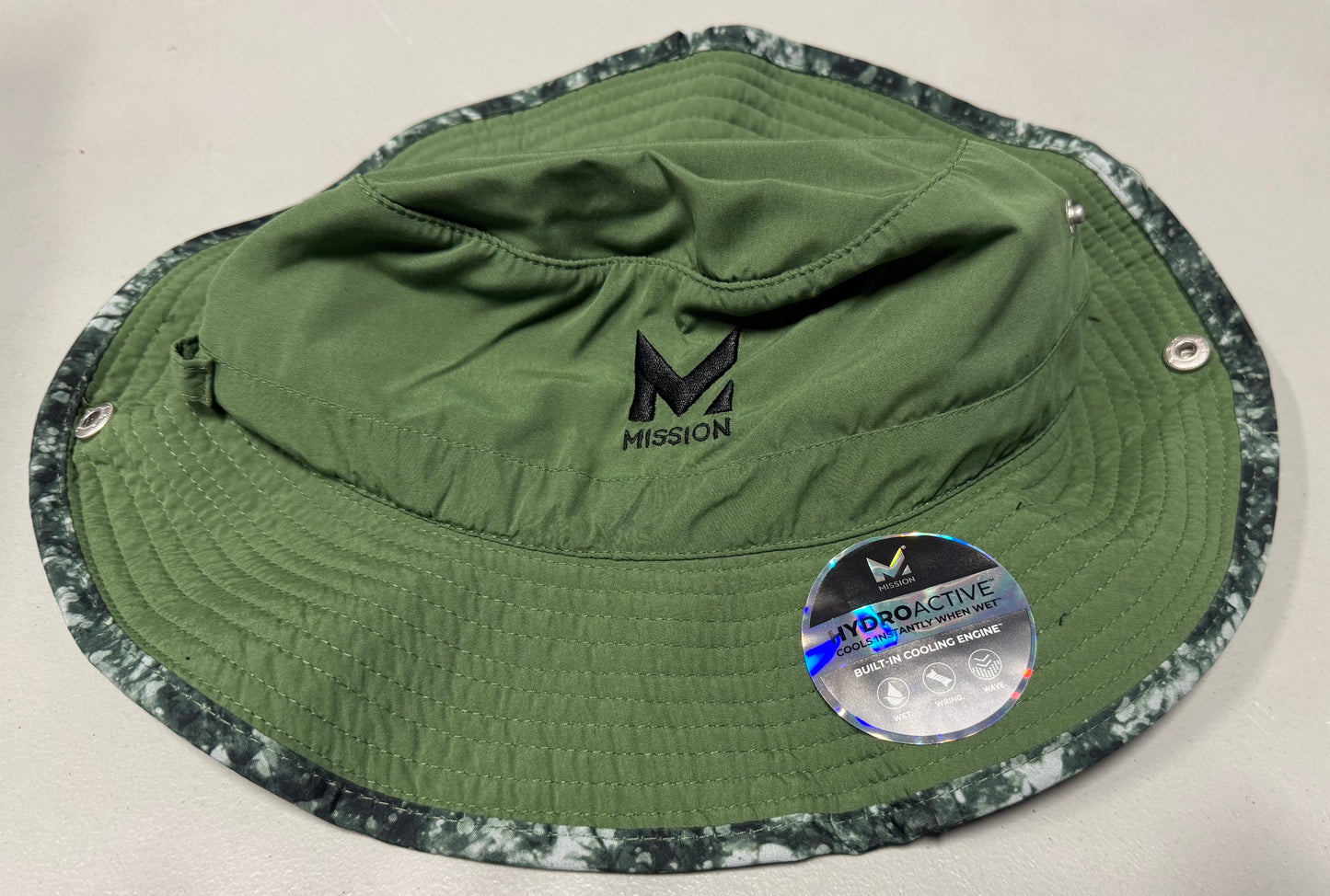 MISSION Cooling Bucket Hat - Unisex Wide-Brim Hat for Men & Women - Lightweight, Foldable & Durable - Cools Up to 2 Hours