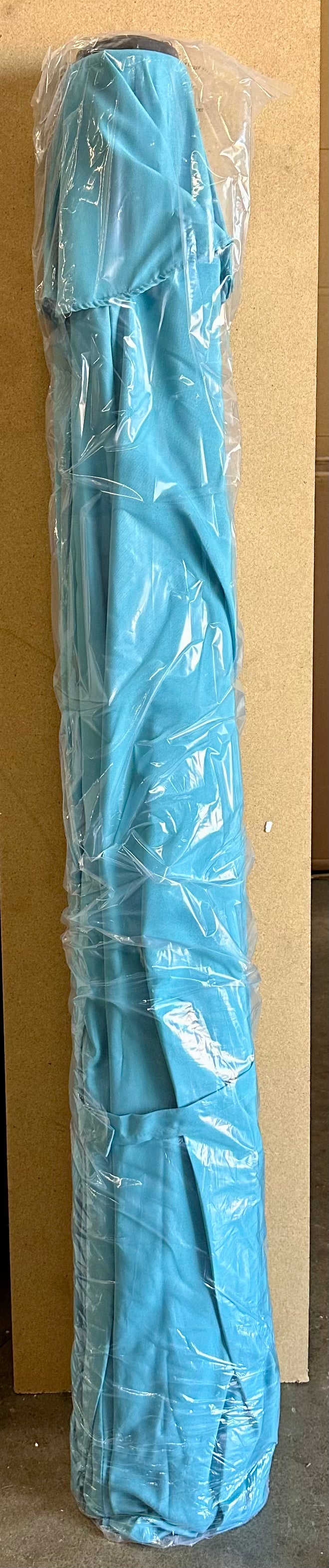ABCCANOPY 9FT Outdoor Patio Umbrella, 8 Ribs Table Umbrella w/Crank for Easy Set Up, Suitable for Garden, Lawn, Deck & Backyard (Turquoise) (G819)