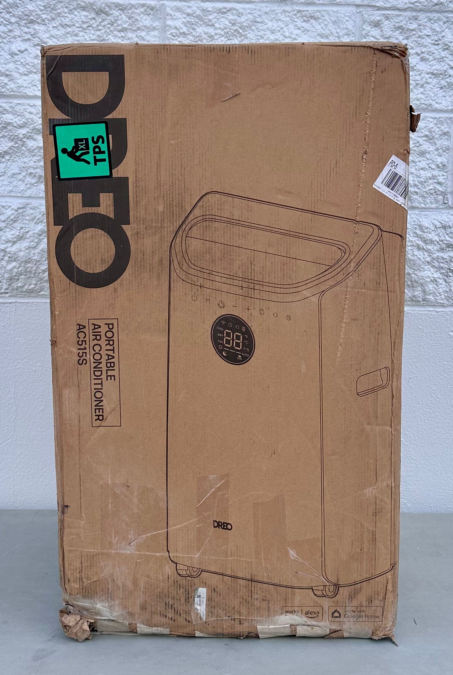 Dreo Portable Air Conditioner, 12,000 BTU AC Unit with Drainage-free Cooling, 46dB Quiet, APP/Voice/Remote, 24h Timer with Fan & Dehumidifier (R689)
