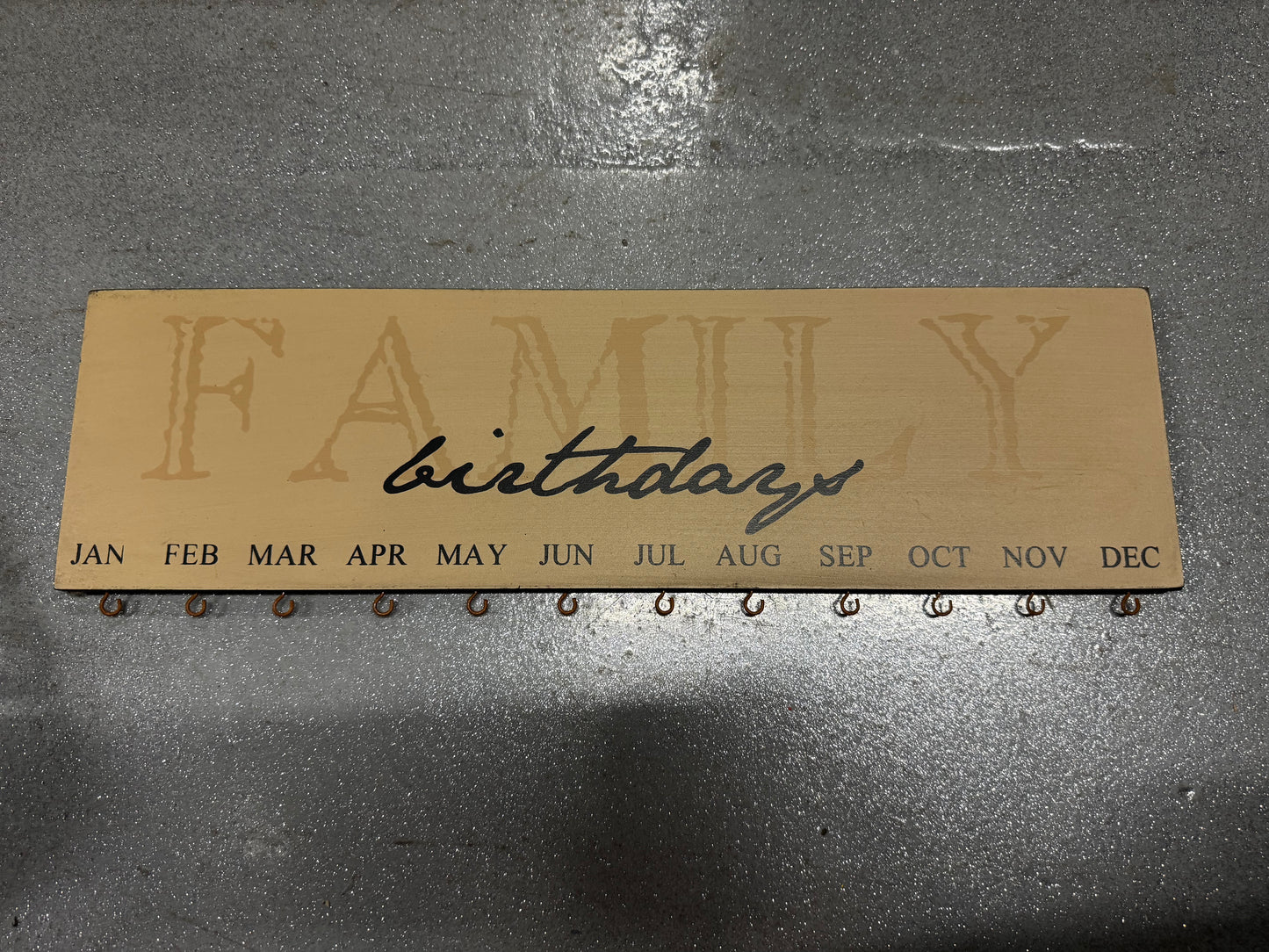 Hearthside Collection Family Birthday Calendar