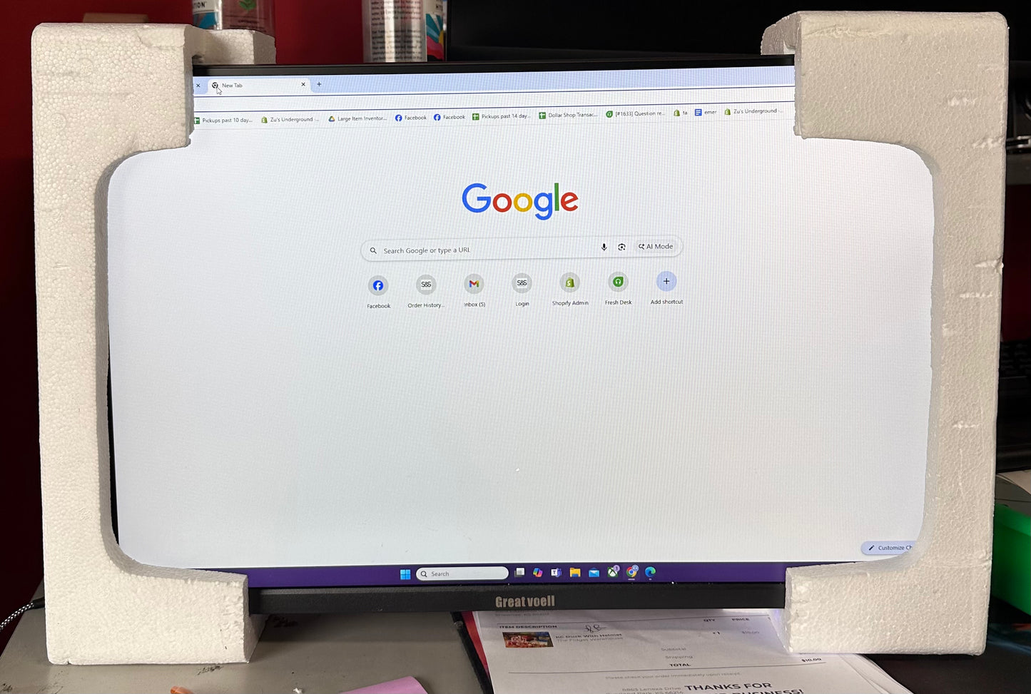 24” Monitor, 16:9 Aspect Ratio, 75HZ FHD LED Display 99% sRGB - Thin Bezel Design - Eye-Care Technology - HDMI VGA Connectivity (R669)