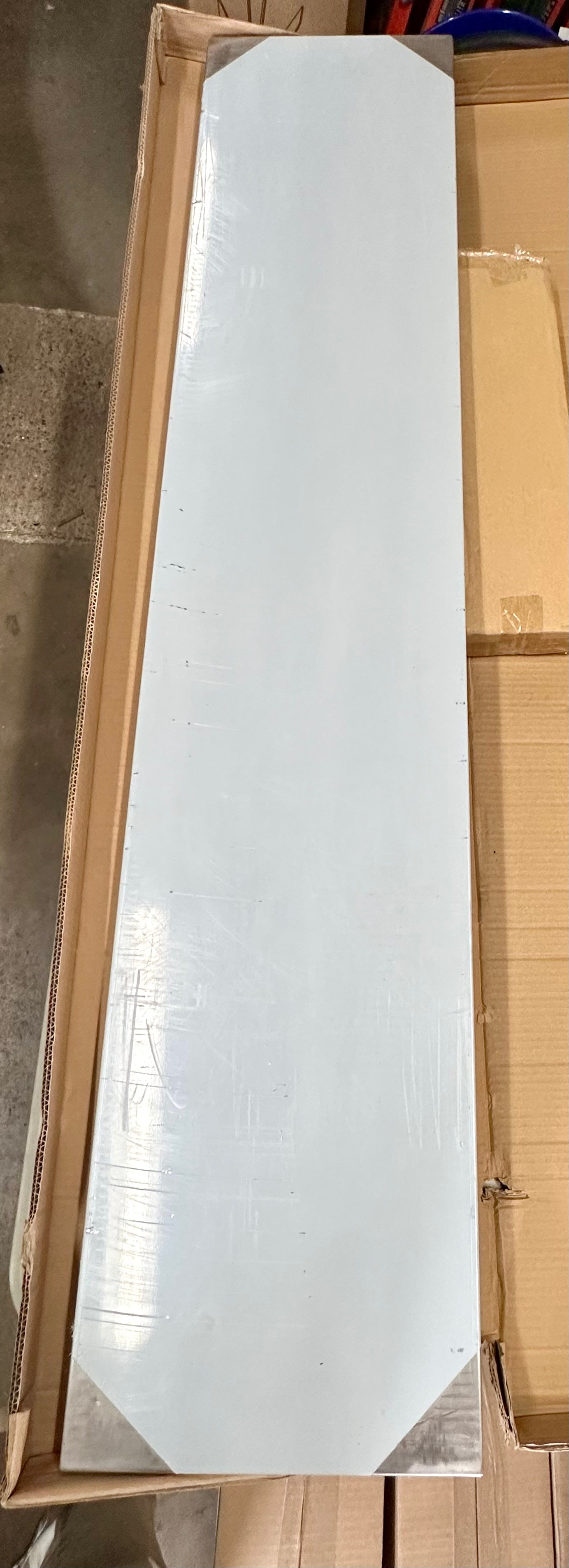 New - Empura Stainless ESOS1260 Overshelf Table-mounted 60"W X 12"D X 19.5"H (R553)