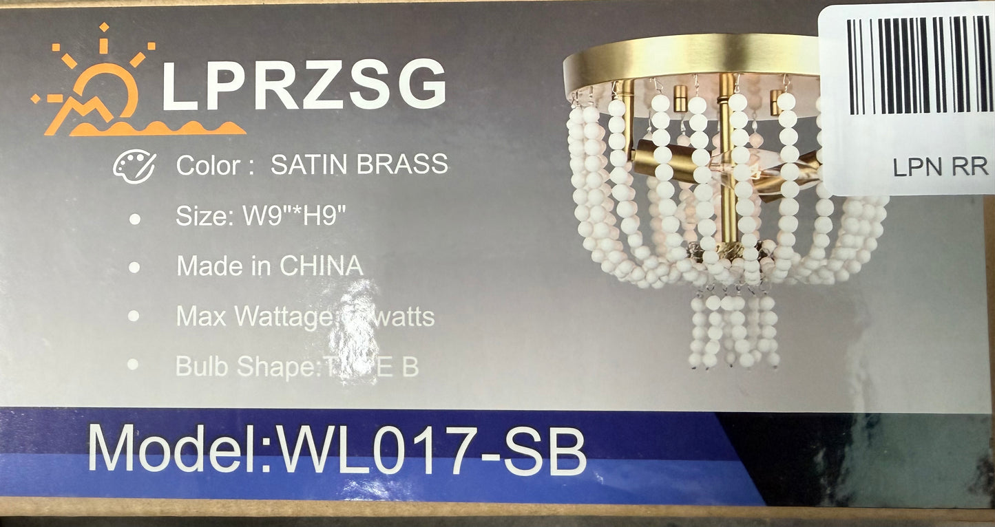 Beaded Light Fixture