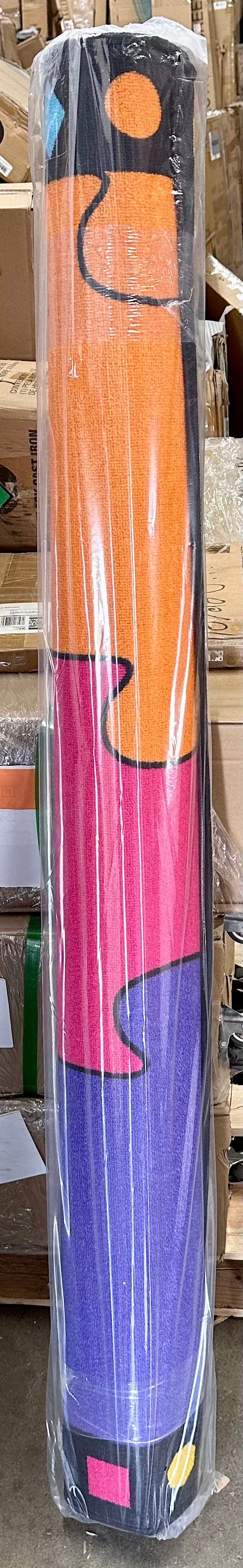New - Booooom Jackson Thick Puzzle Classroom Rug 5.2 x7.5 ft Large Classroom Seating Rug with Non-Slip Backing (L868)