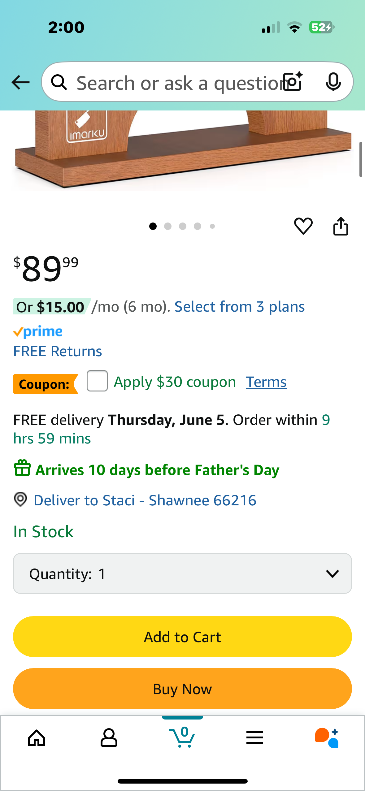 imarku Magnetic Knife Block Holder, Double Sided Kitchen Knife Holder for Counter Top, Magnetic Knife Holder with Knife Sharpener, Universal Knife Block without Knives, Best Gifts