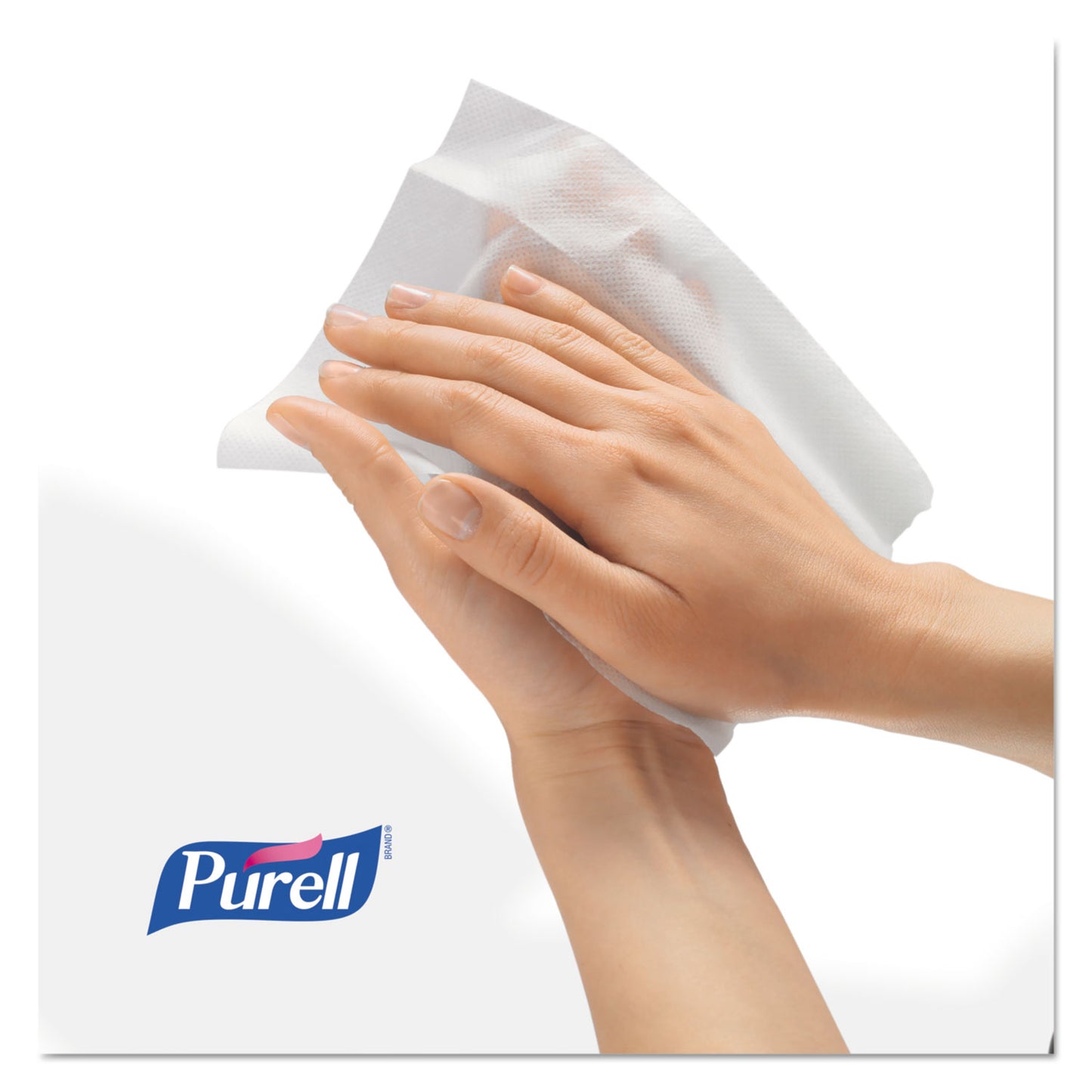 Purell Premoistened Hand Sanitizing Wipes, Nonwoven Fiber, 5" x 8", 1500/Refill