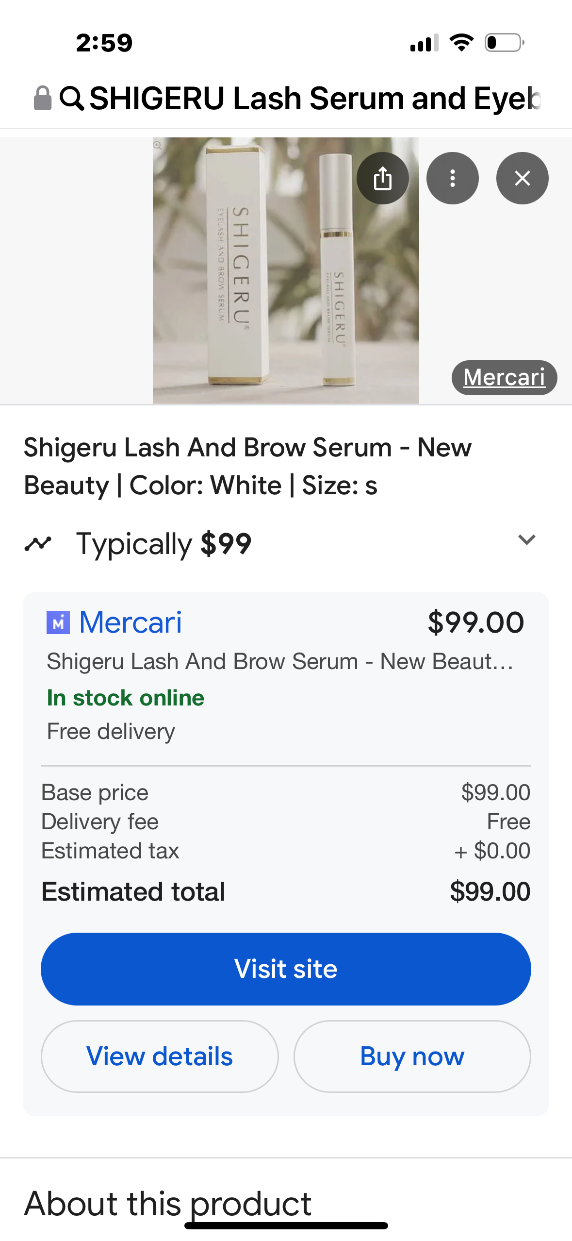 SHIGERU Lash Serum and Eyebrow Growth Serum, Eyelash Serum, Oil-Free Eyelash Growth Serum, Japanese Formula Eye Lash and Brow Growth Serum, Natural Lash Enhancing Serum - 5ml
