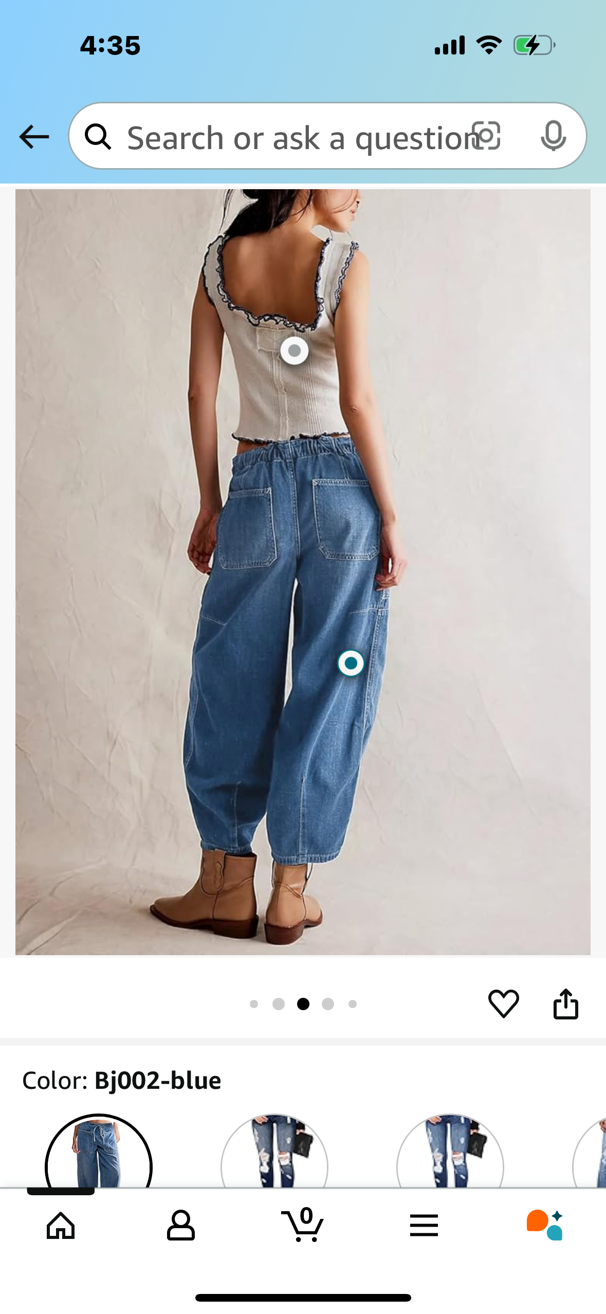 KUNMI Women's Trendy Jeans Distressed Stretchy Denim Pants Size 10