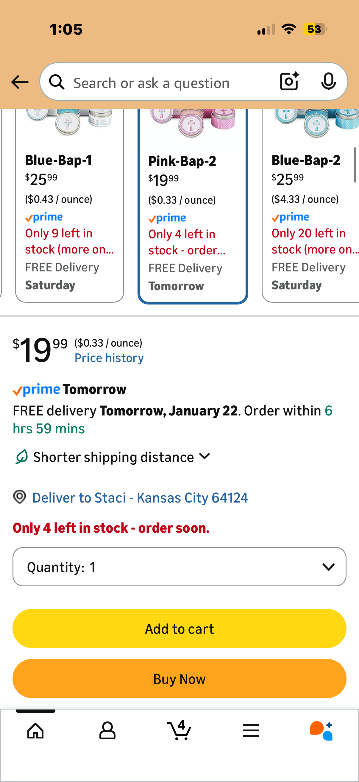 Premium Baptism Favors for Girls | Unique Christening Favors with Soy Wax Candle | First Communion Favors | Christian Party Favors Gift Set for Guests | 6-Pack Blessings Candle Set