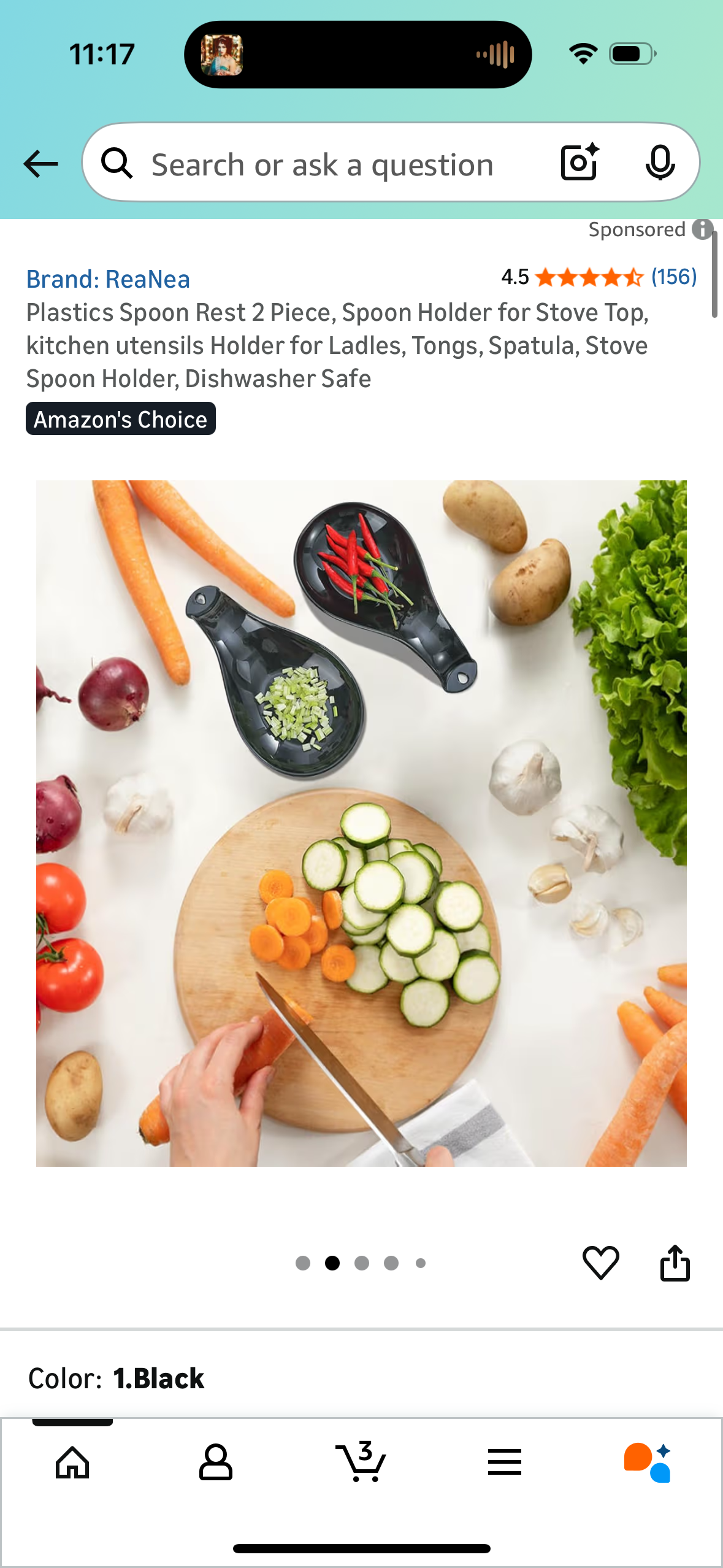 Brand: ReaNea 4.5 4.5 out of 5 stars (156) Plastics Spoon Rest 2 Piece, Spoon Holder for Stove Top, kitchen utensils Holder for Ladles, Tongs, Spatula, Stove Spoon Holder, Dishwasher Safe