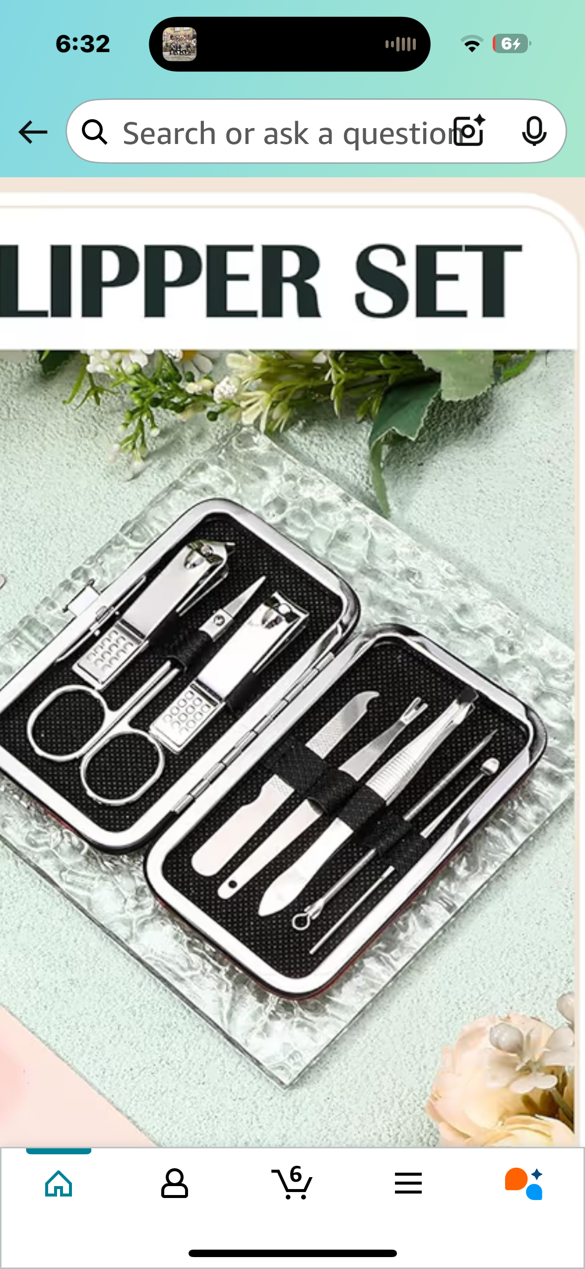 Manicure Set Bulk Professional Nail Care Kit Nail Clippers Kit 8 in 1 Stainless Steel Pedicure Set with Travel Case for Women Men(Laser Leopard Print Purple )