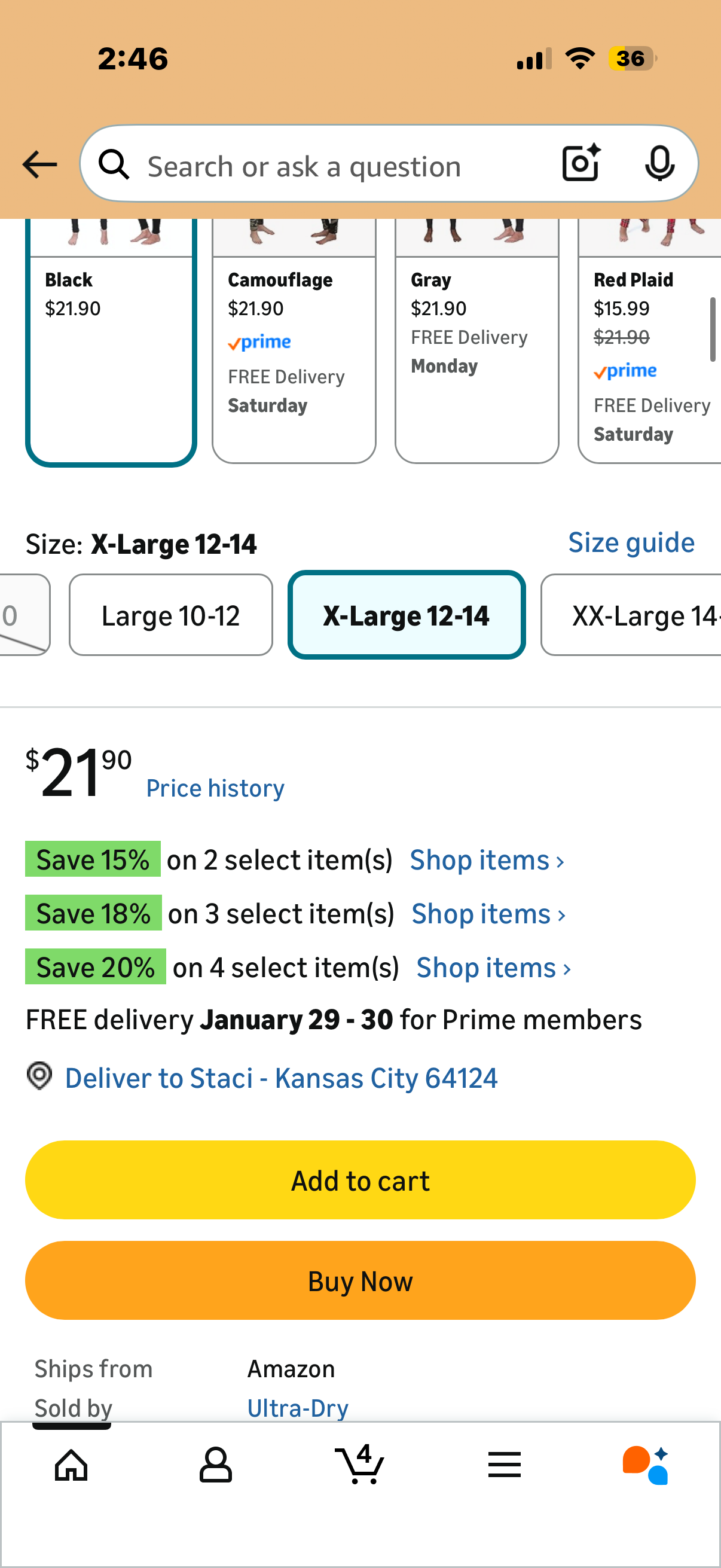 Ultra Dry Thermal Underwear For Kids Long Johns Fleece Lined Leggings And Shirt Boy And Girl Unisex Underwear Base Layer (Size 12-14)