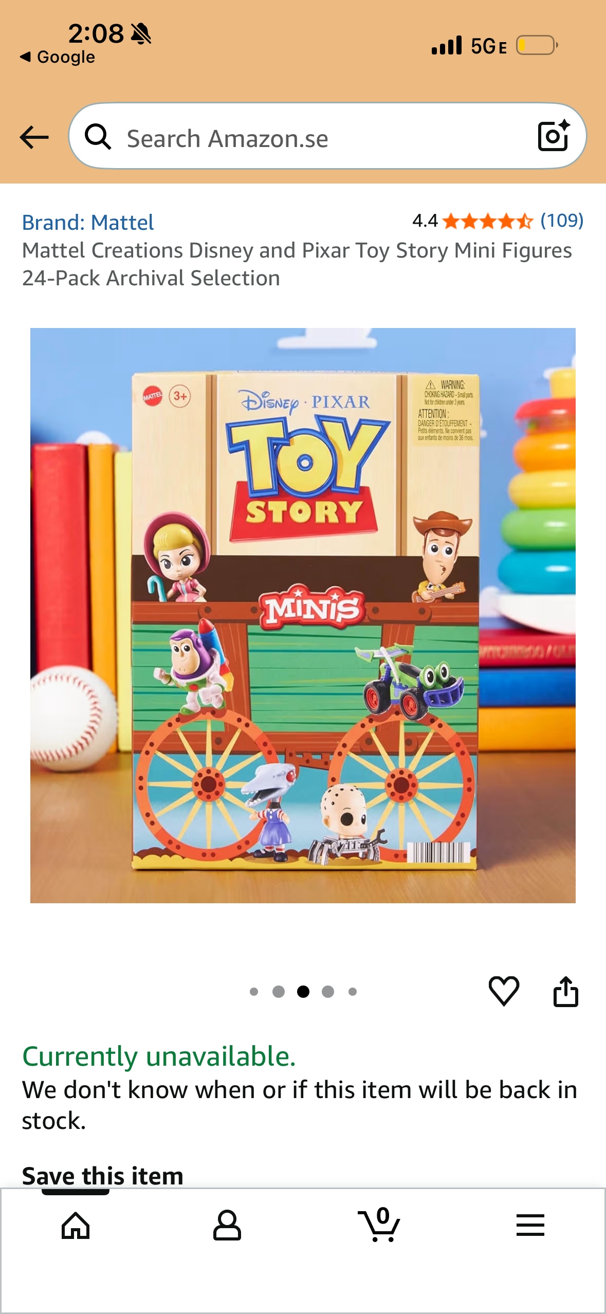 Mattel Creations Disney and Pixar Toy Story Mini Figures 24-Pack Archival Selection