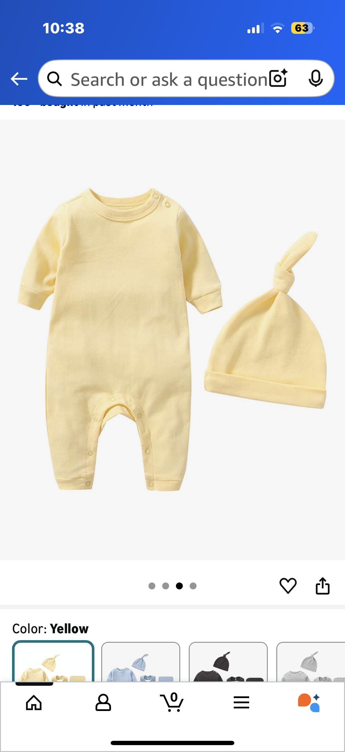 Infant Romper+Burp Cloth+Bib+Mittens+Shoes+Cap Set Breathable Healthy Fabric Tops for Baby