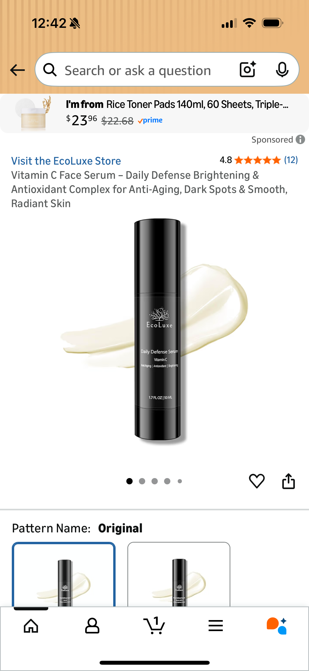 Vitamin C Face Serum – Daily Defense Brightening & Antioxidant Complex for Anti-Aging, Dark Spots & Smooth, Radiant Skin