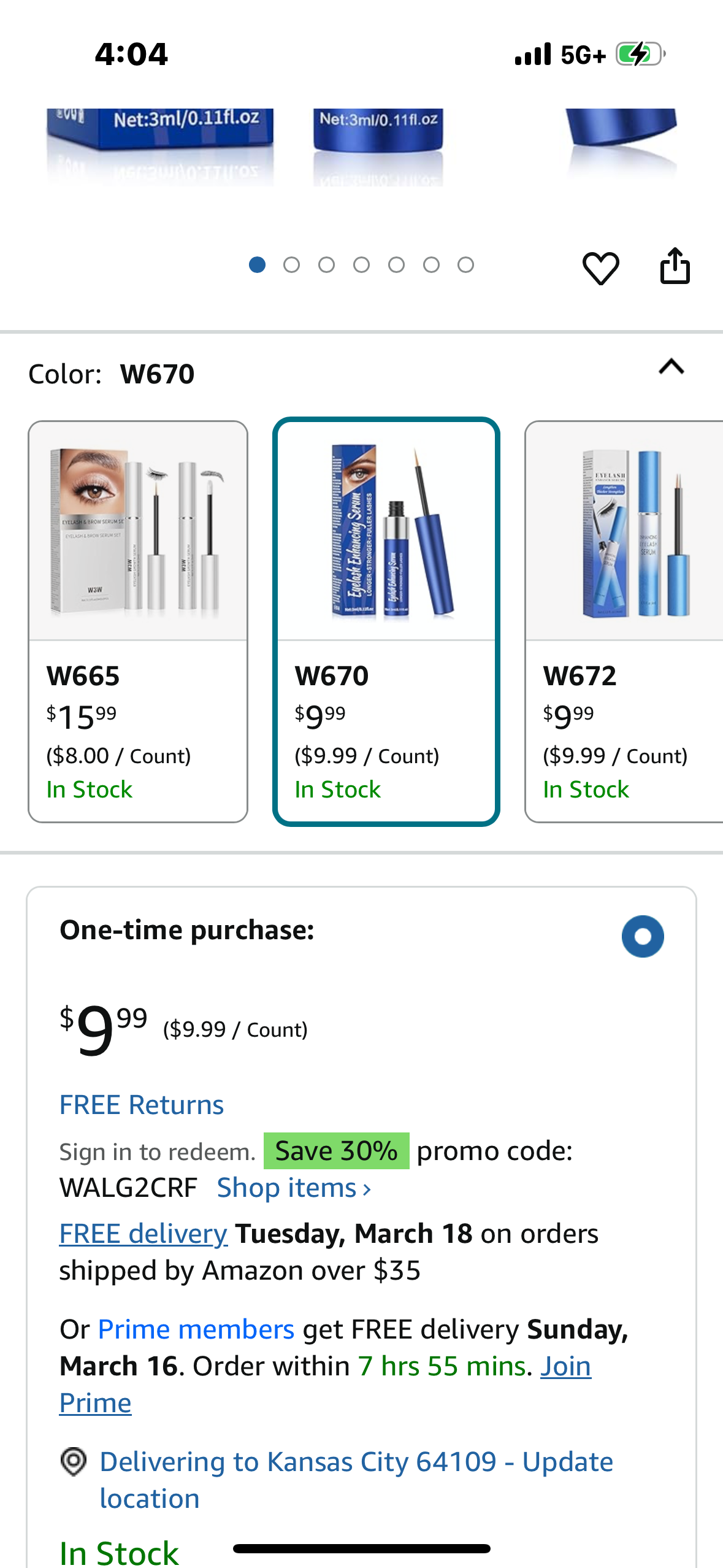 ‼️2 for $3‼️Lash Serum, Rapid Eyelash Growth Serum, Eyelash Serum for Eyelash Growth Thickness, Stronger, Healthier Lashes & Brows, Longer, Fuller, and Thicker Lashes, Vegan & Cruelty-Free (Dark Blue 3ML