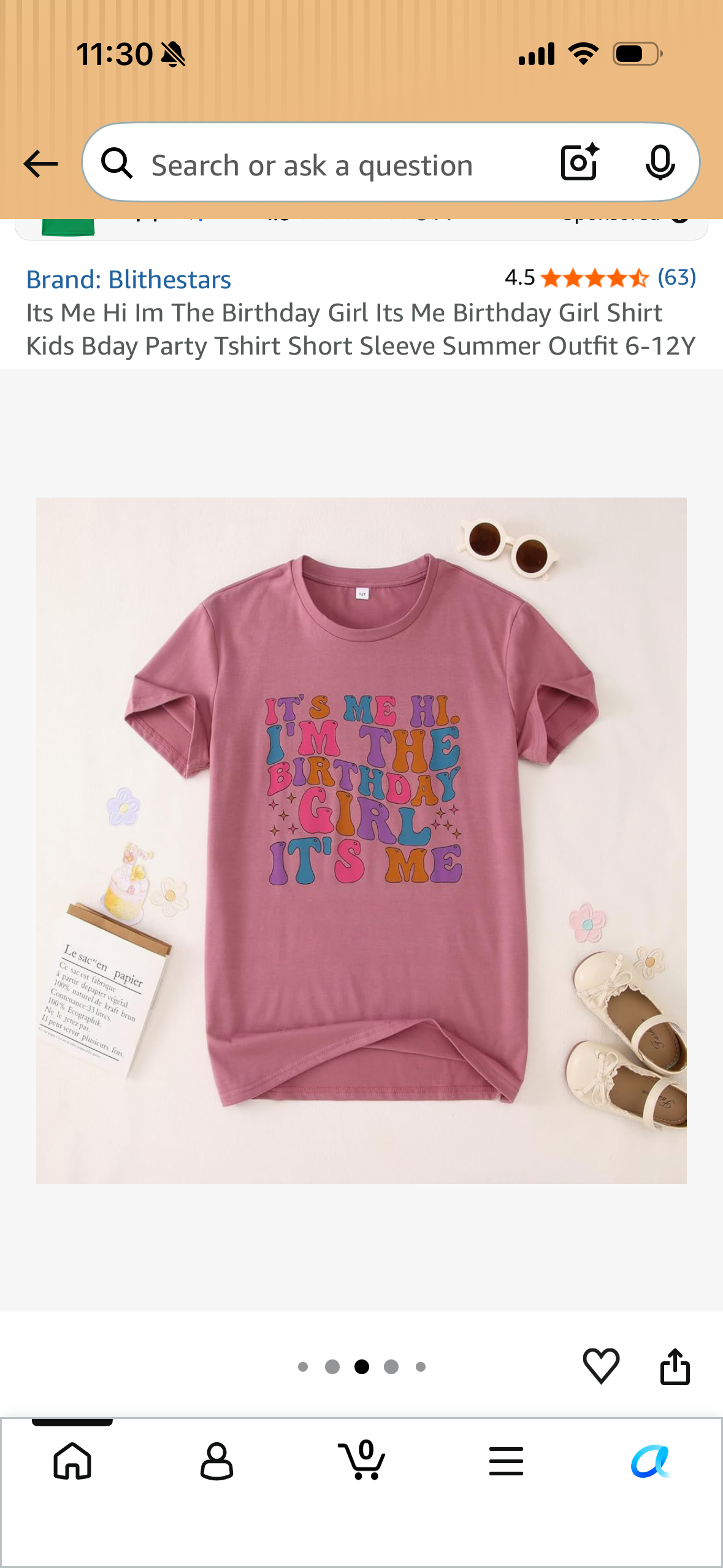 Its Me Hi Im The Birthday Girl Its Me, 6 Years, Birthday Girl Shirt Kids Bday Party Tshirt Short Sleeve Summer Outfit (Size 6 Years)