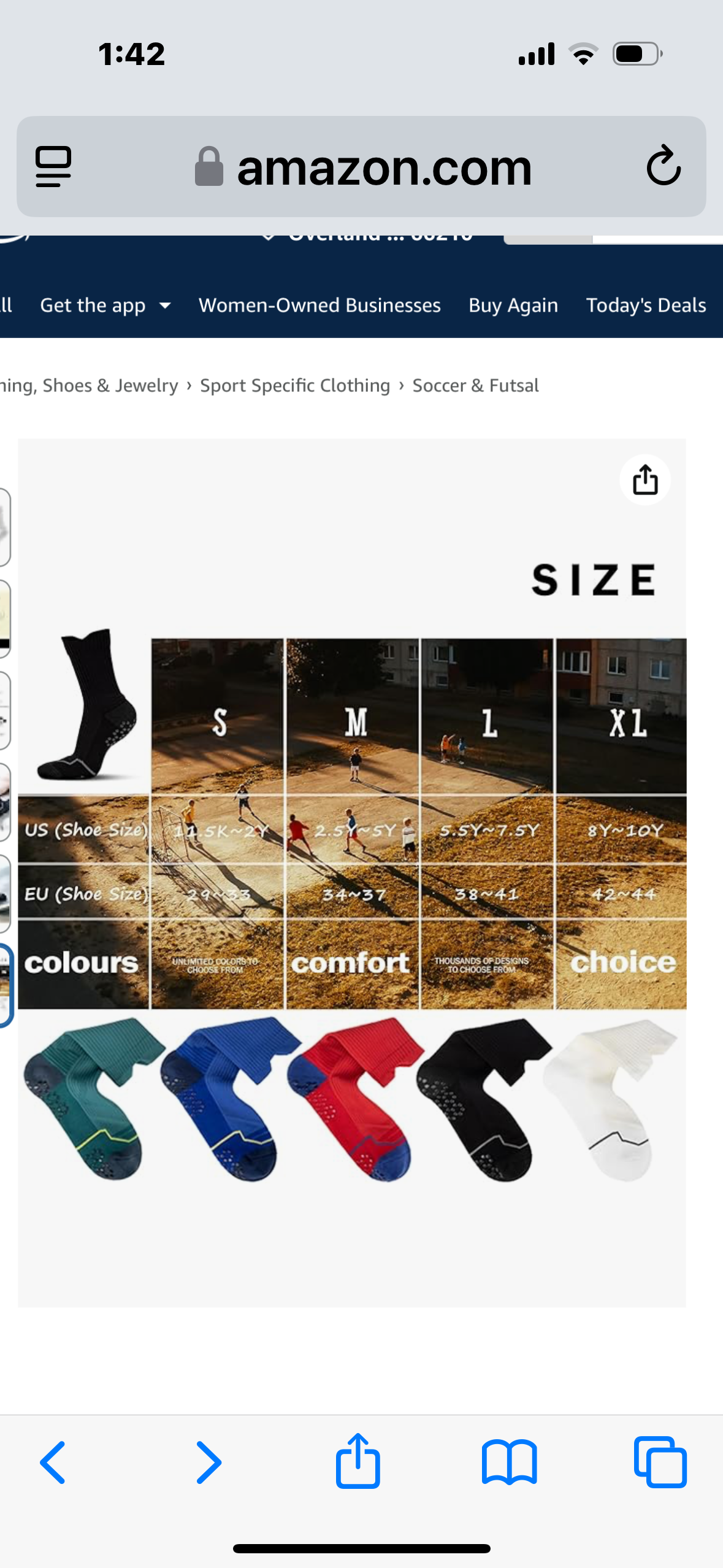 BRISIRA Bamboo Viscose Kids Soccer Socks Compression Cushioned Moisture Wicking Anti Blister Athletic Crew Socks