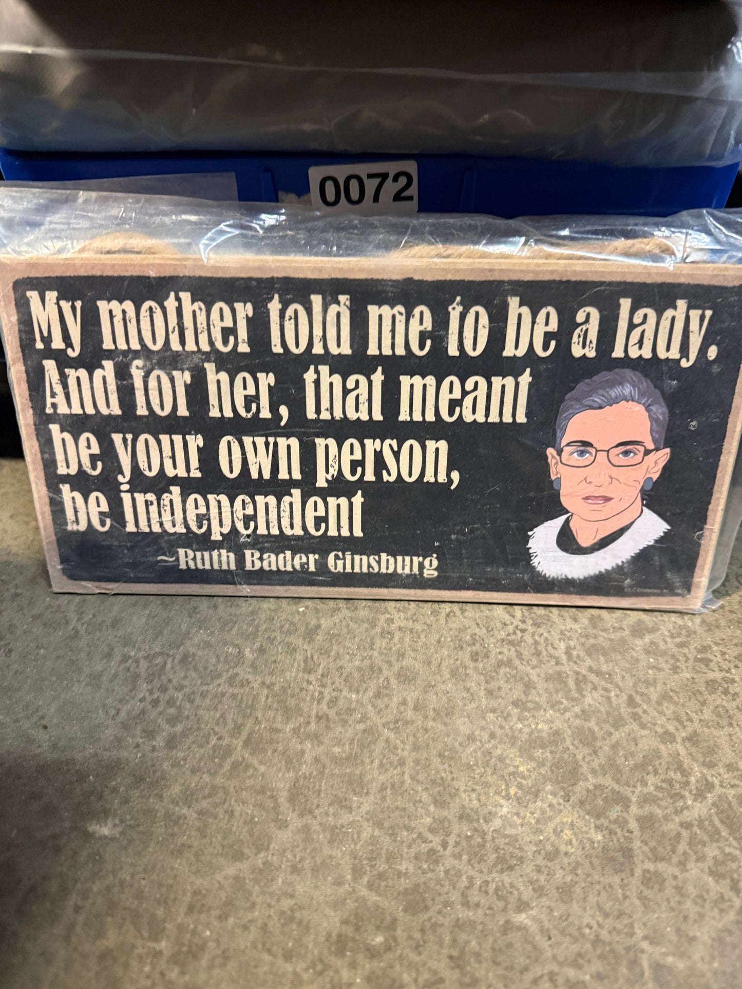 RBG Wooden Sign