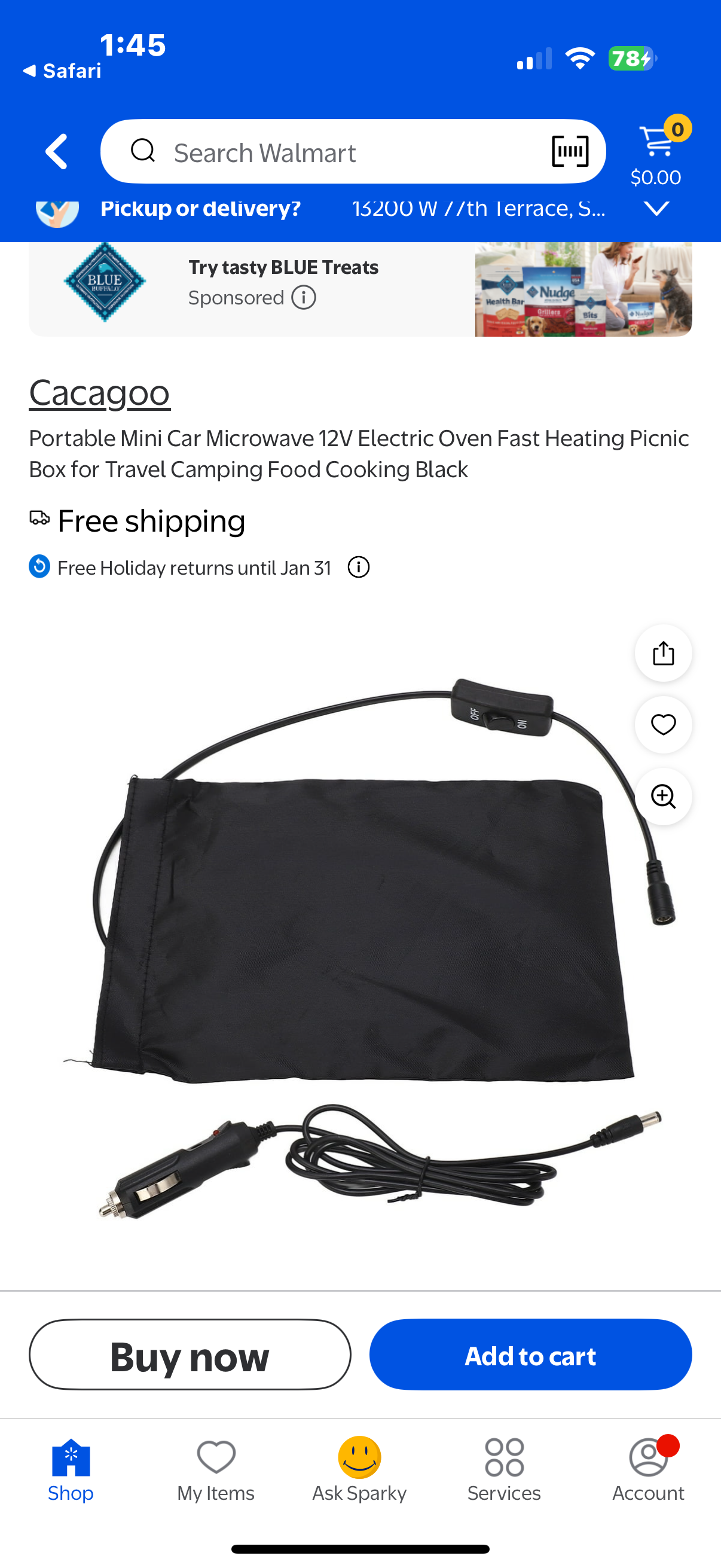 Mini Portable Oven, 12V 90W Electric Oven Fast Heating Picnic Box, Personal Car Microwave Reheating, Leak Proof Food Warmer, Heated Lunch Box for Cooking Food Car,Travel, Camping