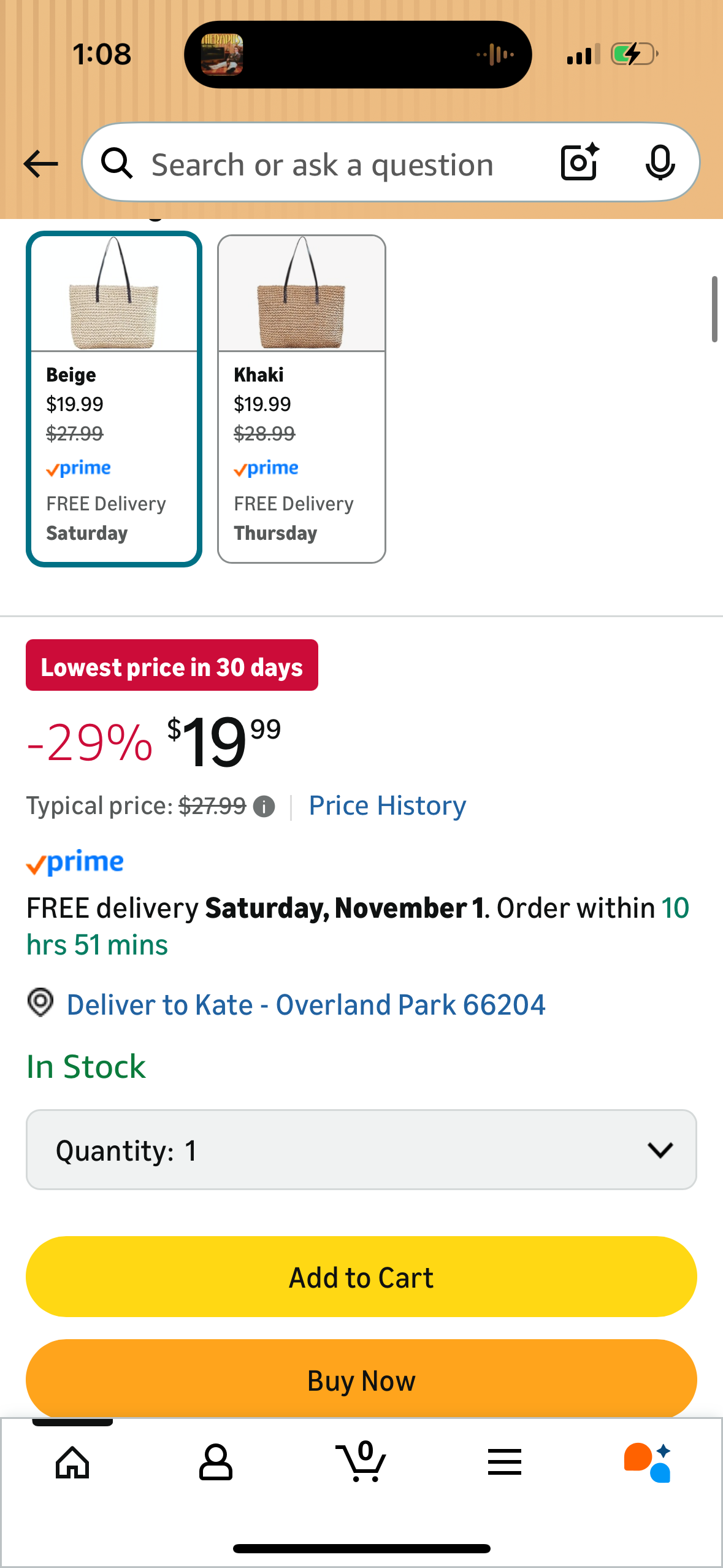 Ayliss Women Straw Woven Tote Large Beach Handmade Weaving Shoulder Bag Purse Straw Handbag