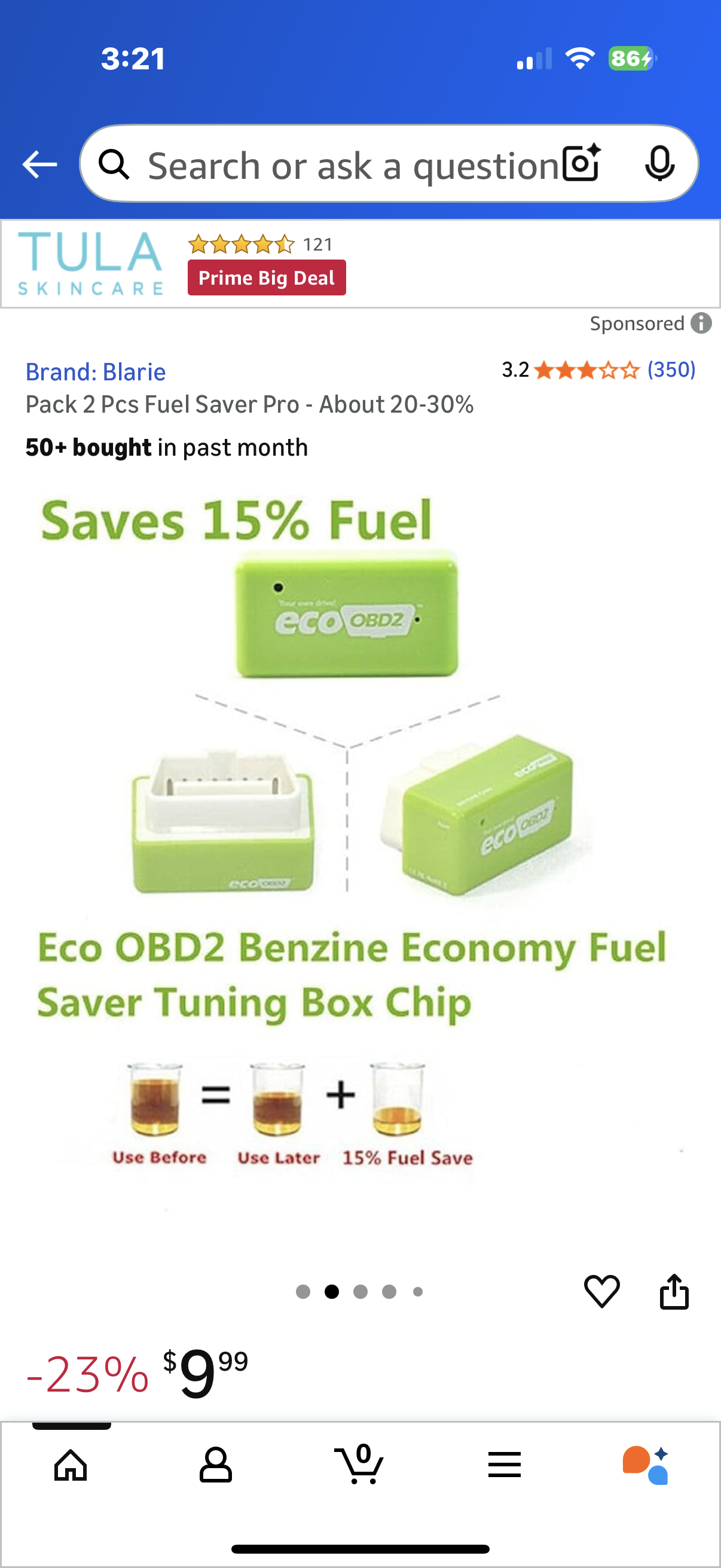 Pack 2 Pcs Fuel Saver Pro - About 20-30%
