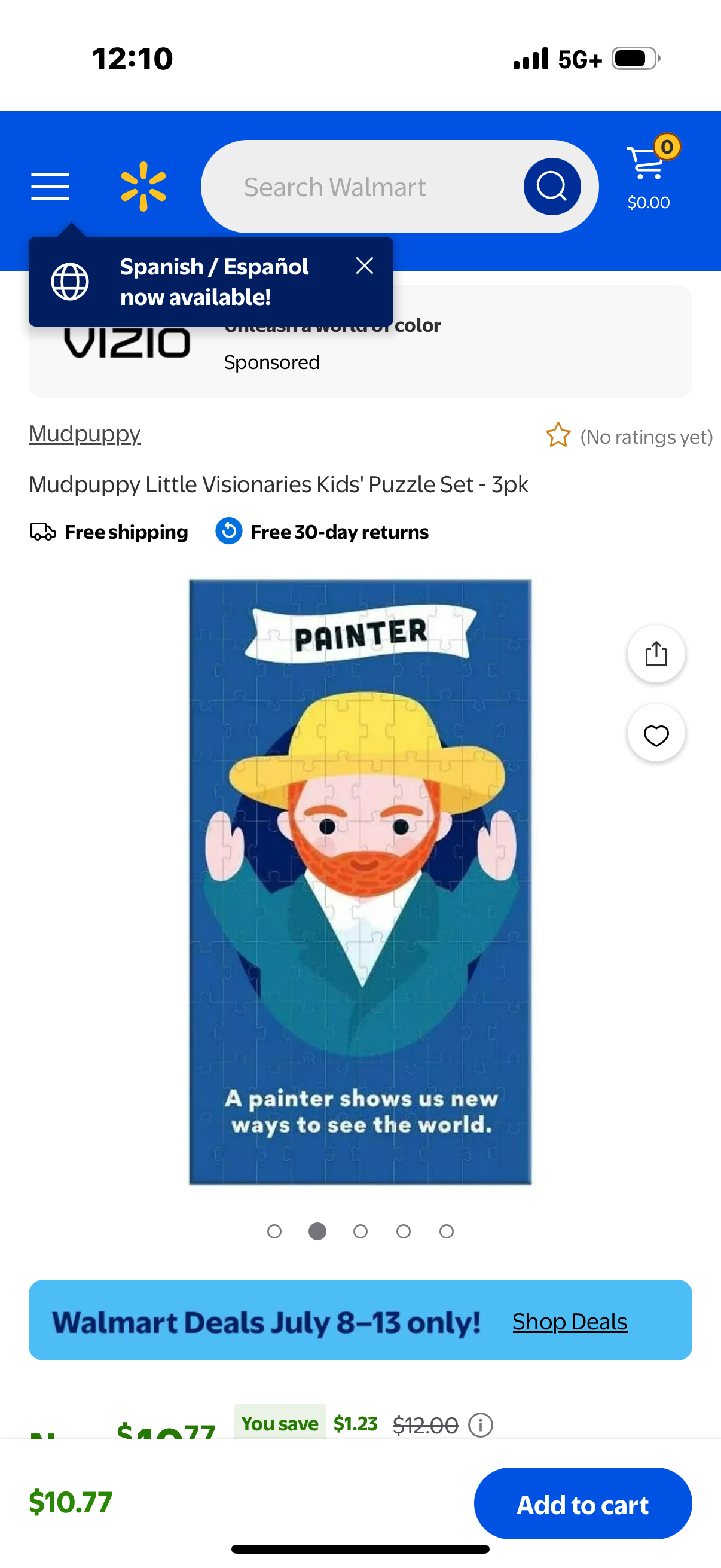 Mudpuppy Little Visionaries Kids' Puzzle Set - 3pk