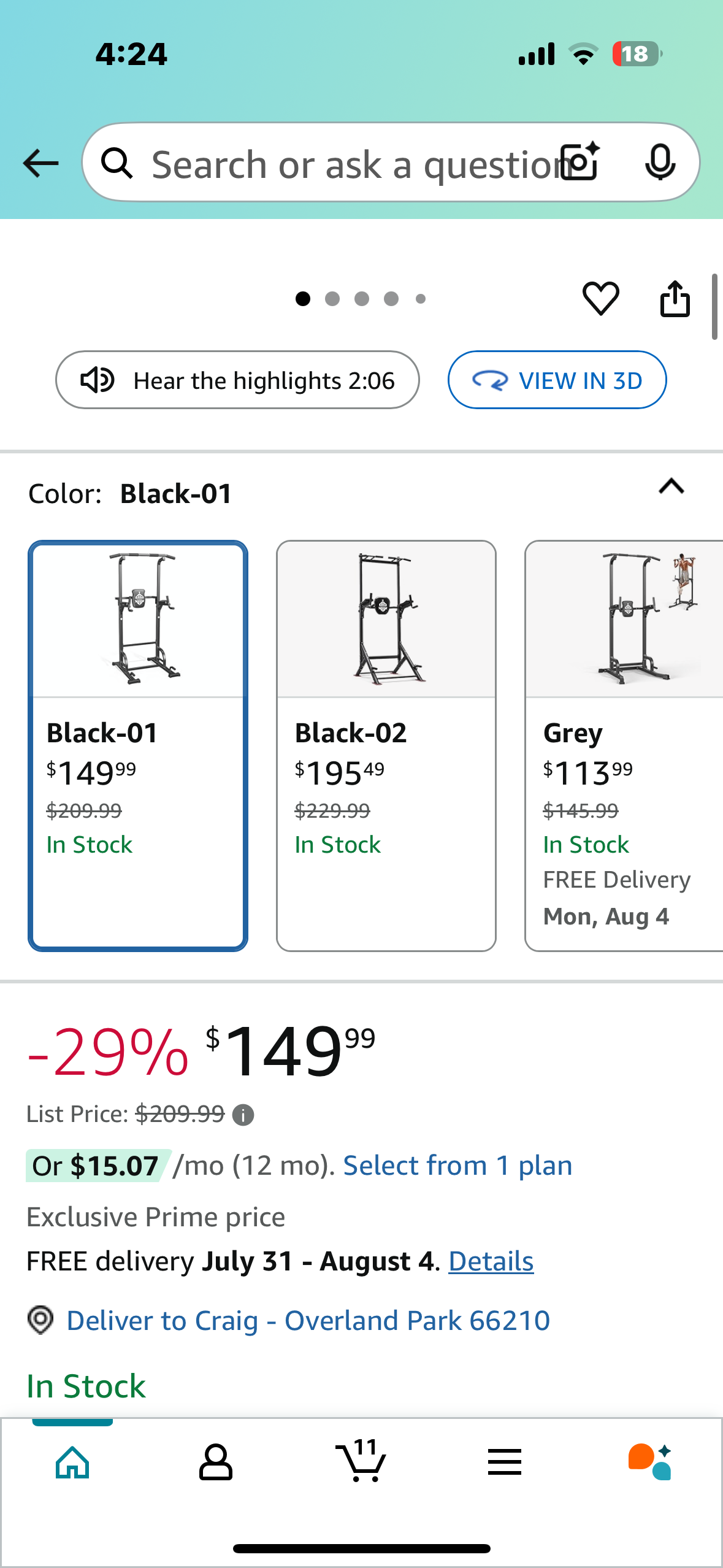 Sportsroyals Pull Up Bar Dip Station Power Tower, Multi-Function Home Gym Fitness Training
Equipment 450LBS (W470)