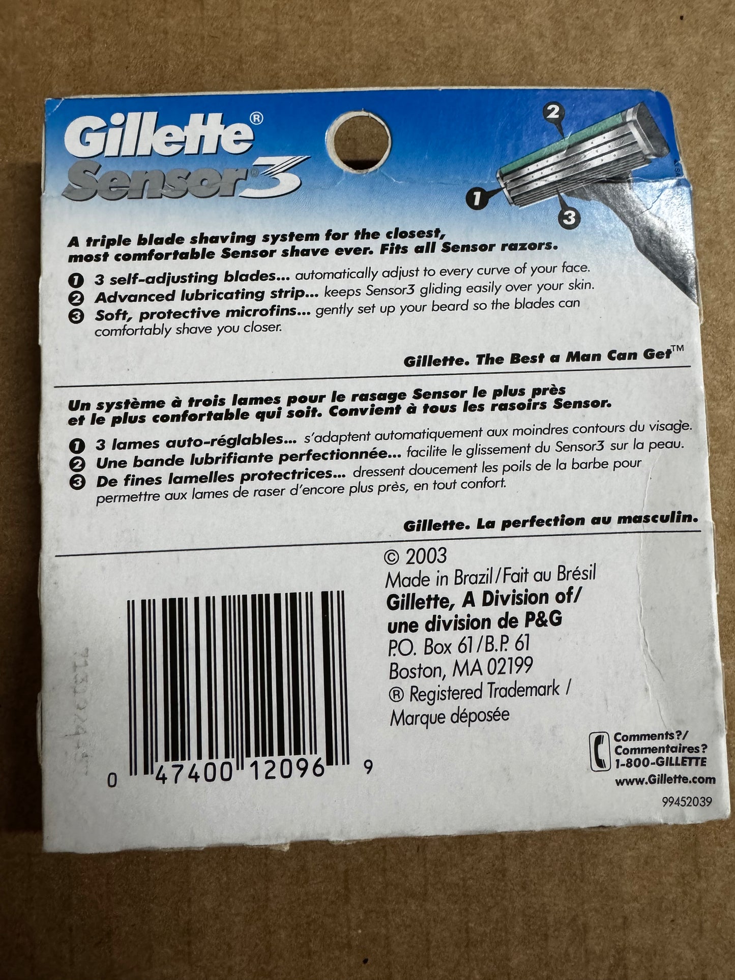 Gillette Sensor3 Shaving Cartridges